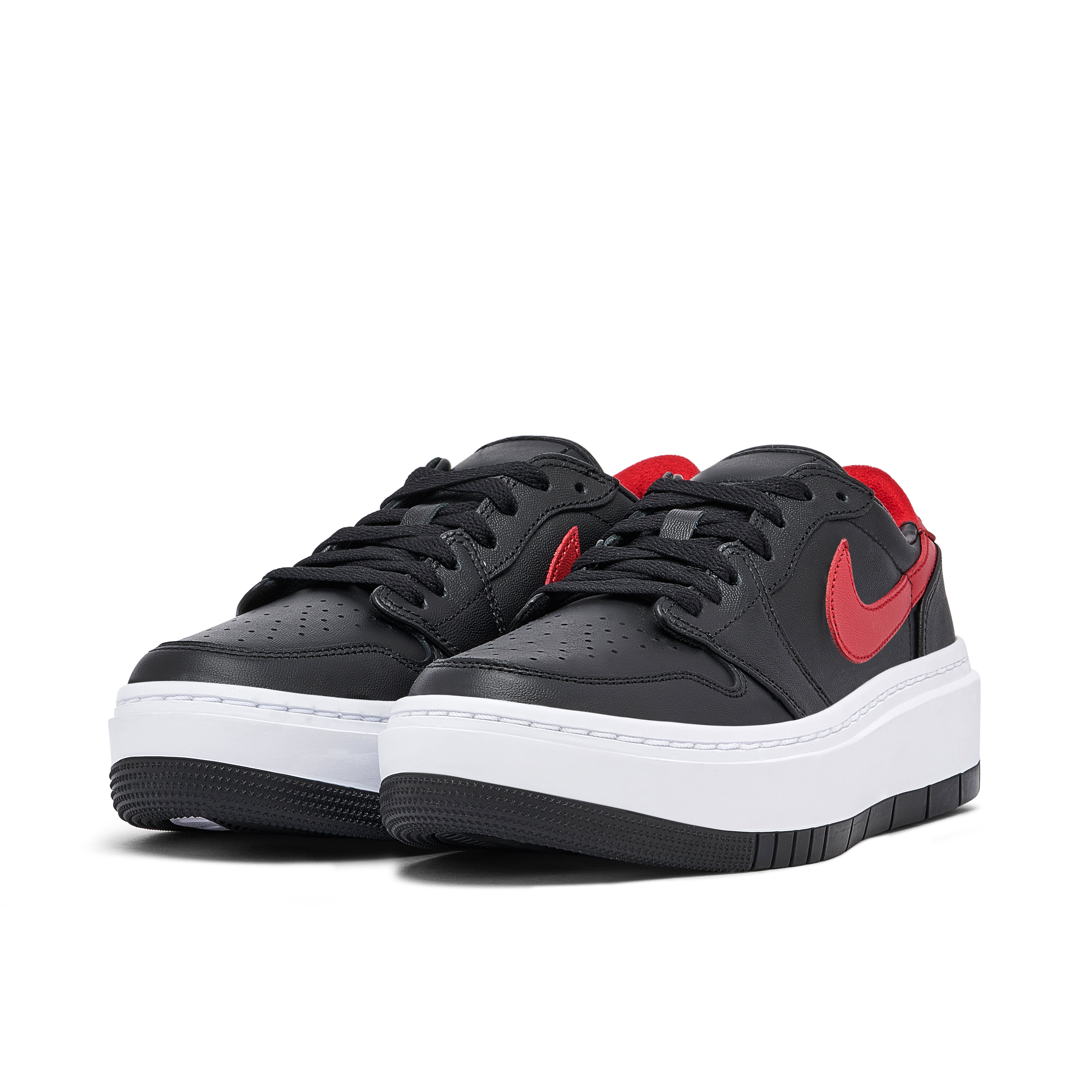 Air Jordan 1 Elevate Low Black Gym Red Womens