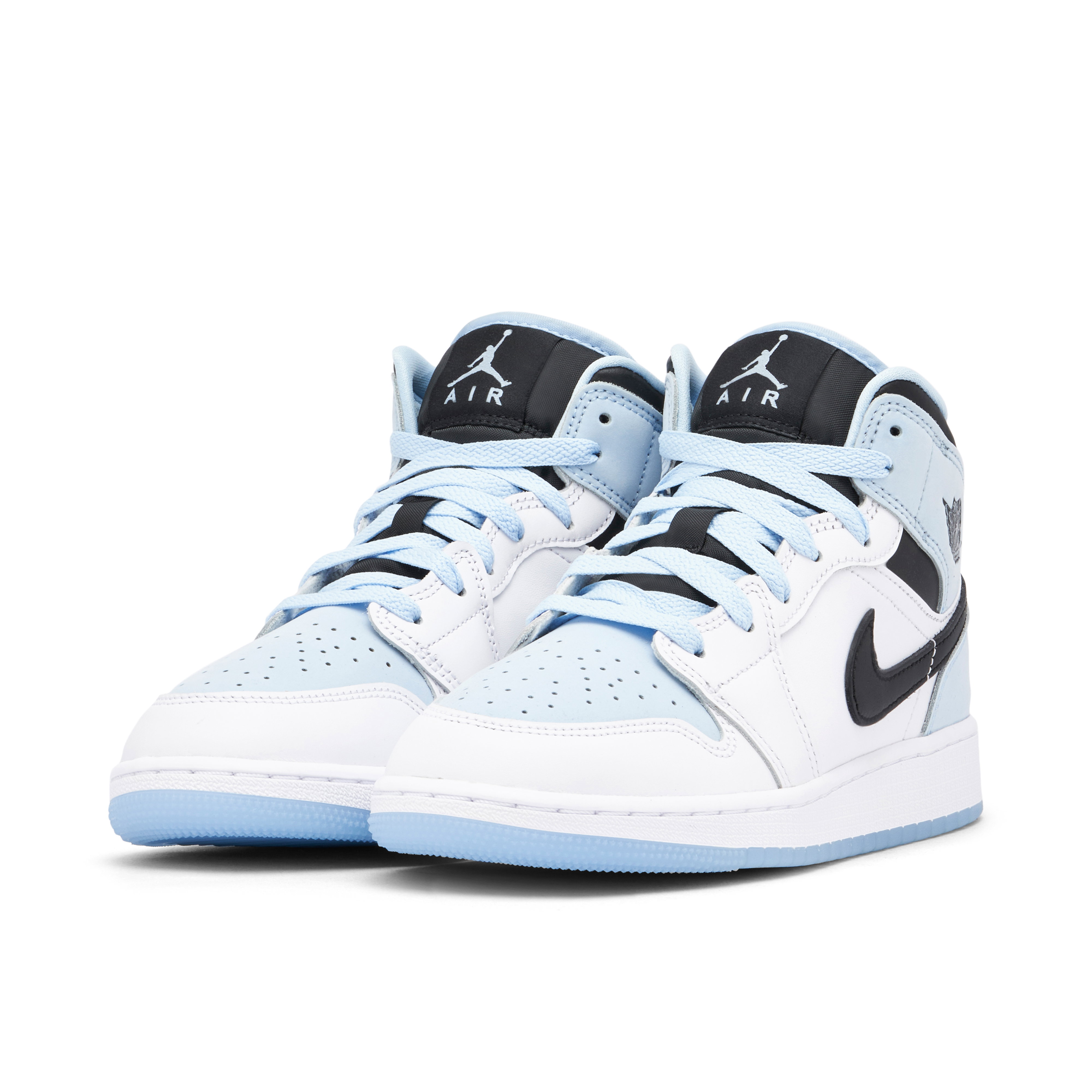 Air Jordan 1 Mid SE White Ice Blue GS | DV1337-104 | Laced