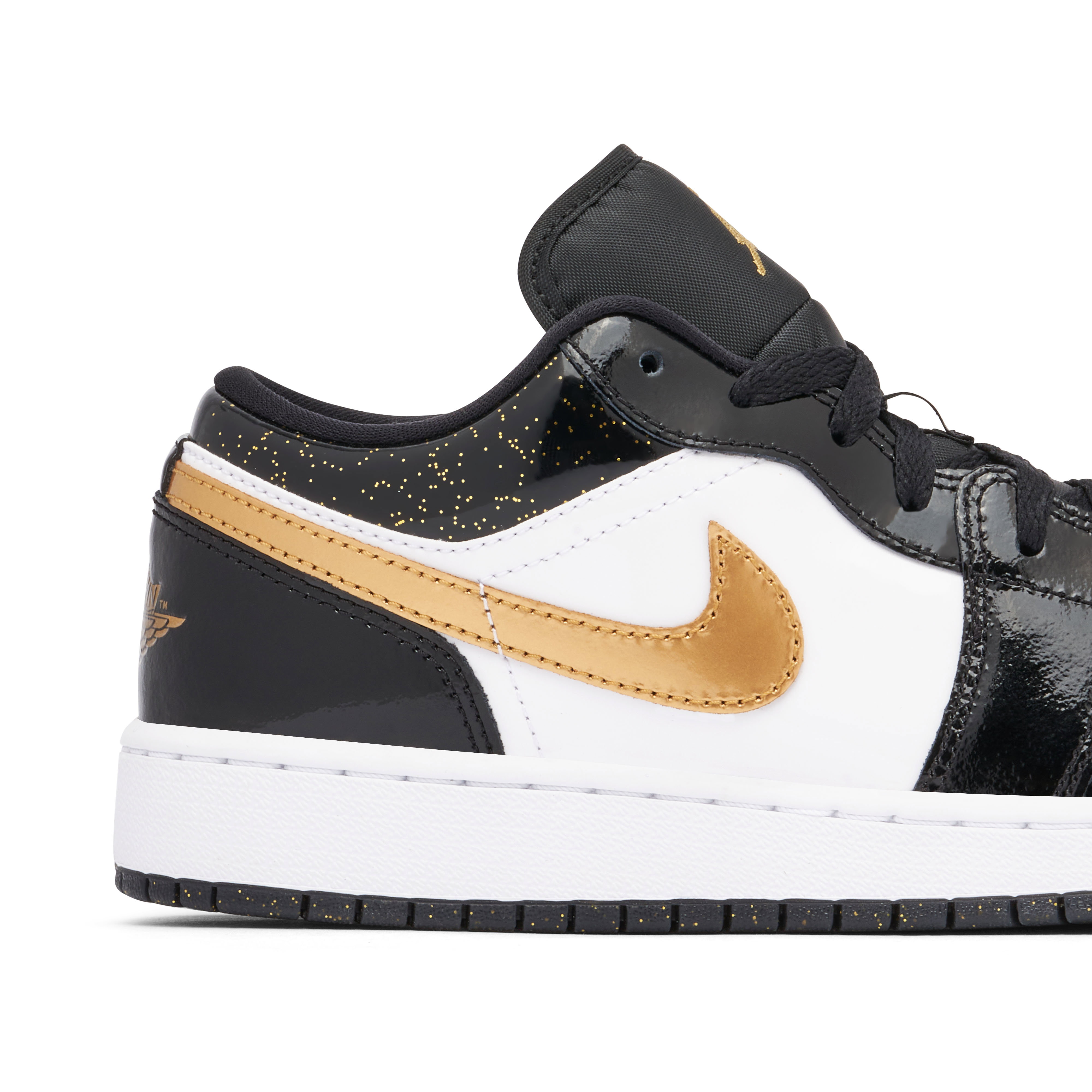 NIKE AIR JORDAN 1 LOW 24cm ブラック ゴールドプレート Air Jordan 1 Low Gold Toe GS | DR6970-071 | Laced