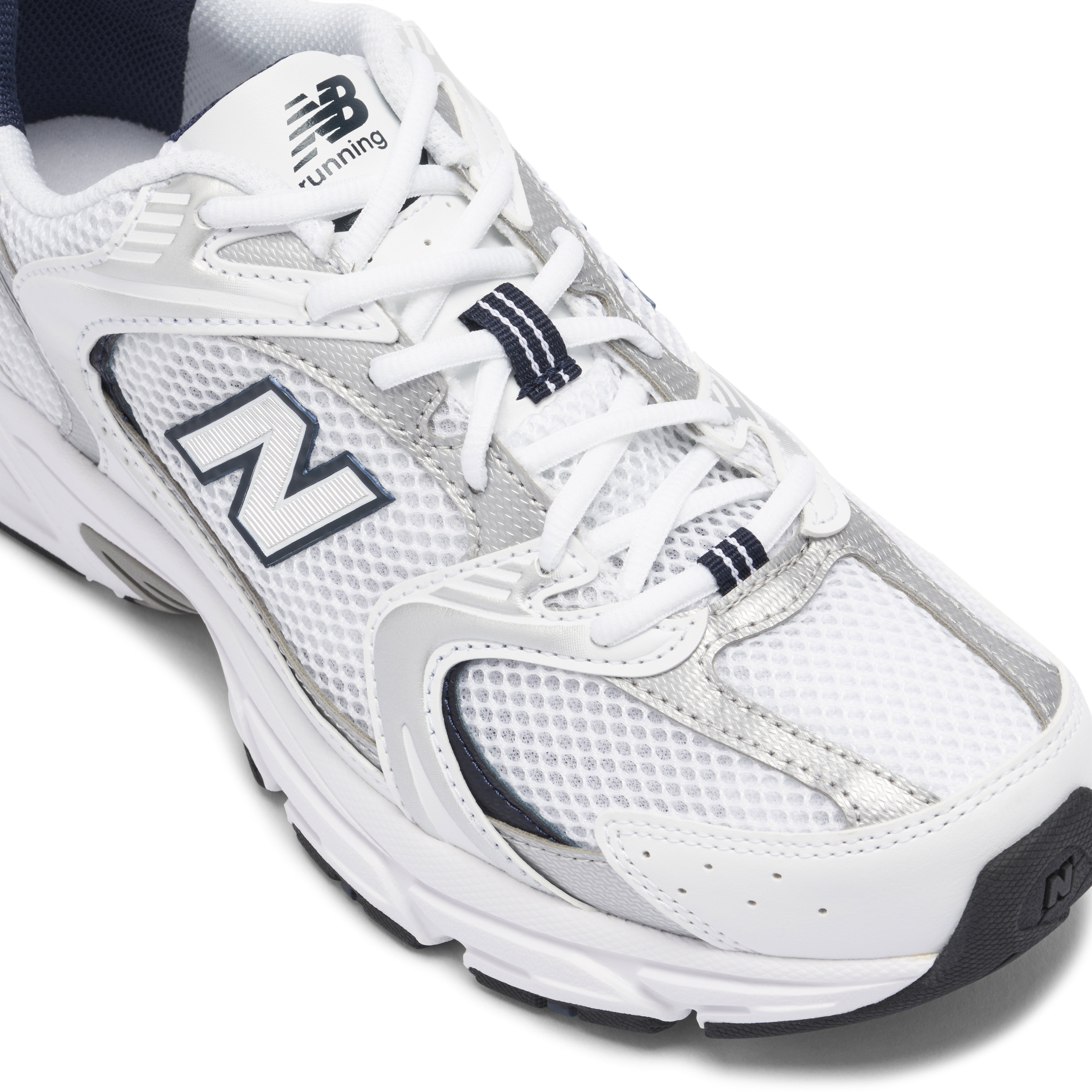 New Balance 530 White Silver Navy | MR530SG | Laced