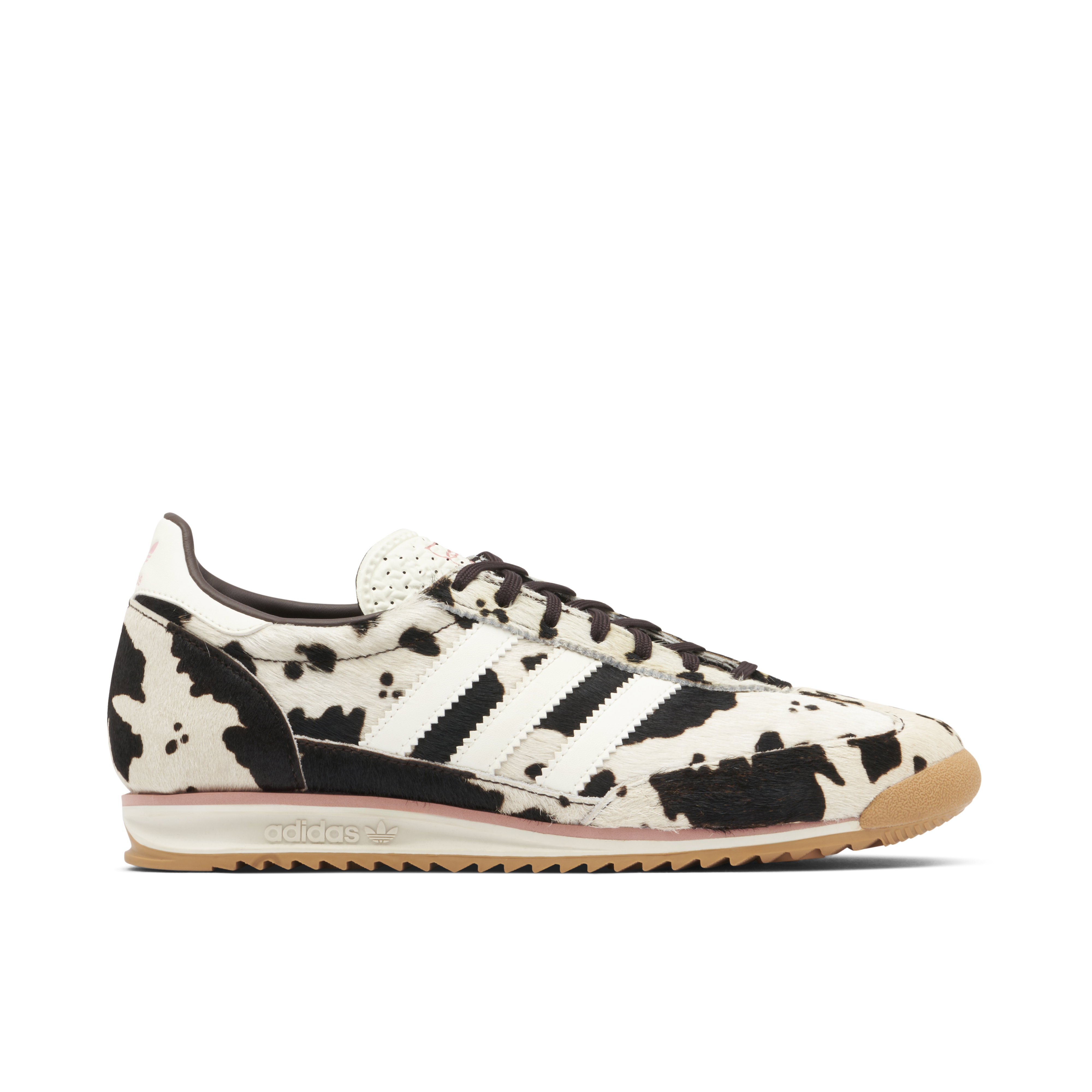 　スニーカー SL 72 OG　JR1255　牛柄　サイズ24.5 Adidas SL 72 OG Cow Print Womens | JR1255 | Laced