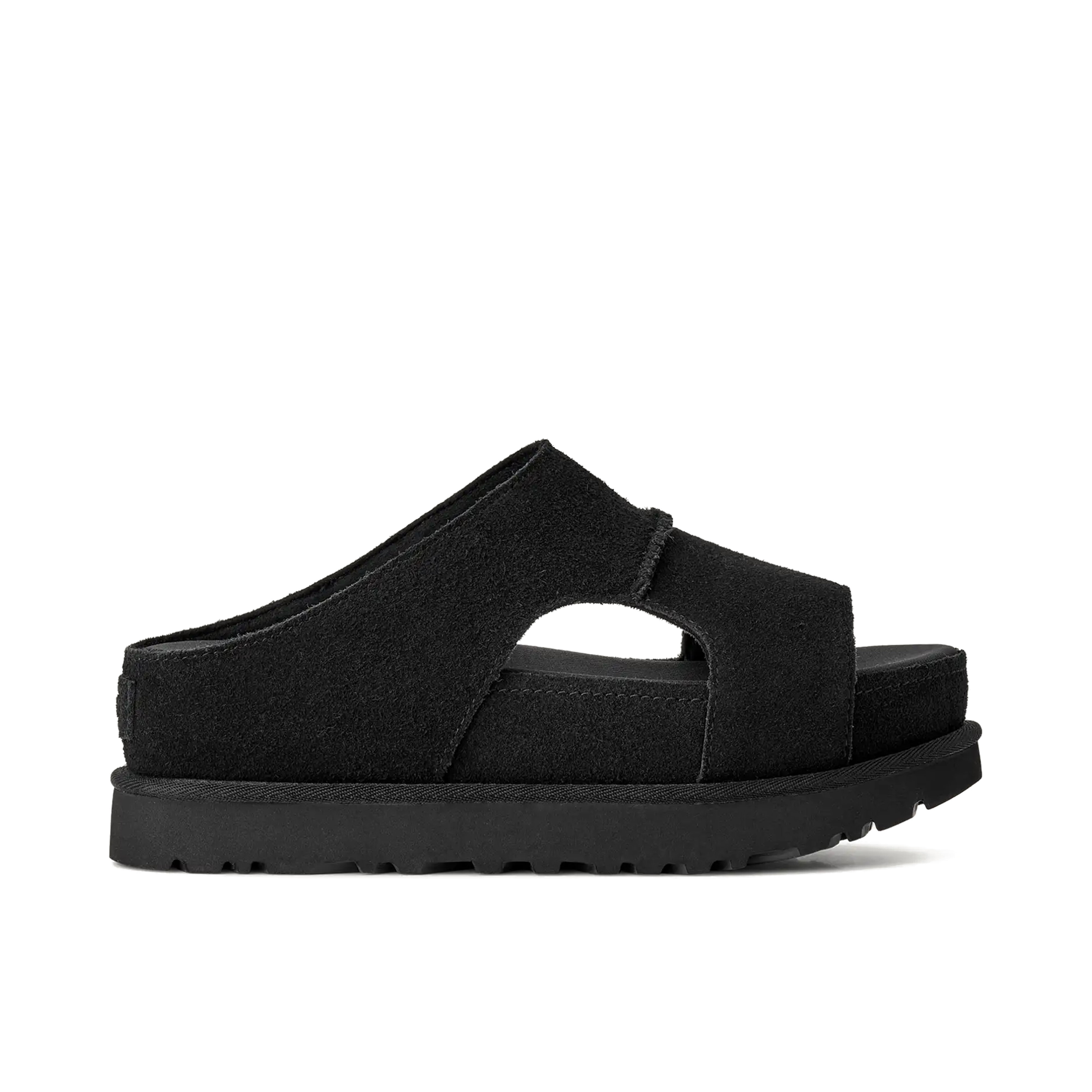 UGG Goldenstar Hi Cutout Slide Black Womens | 1175132-BLK | Laced