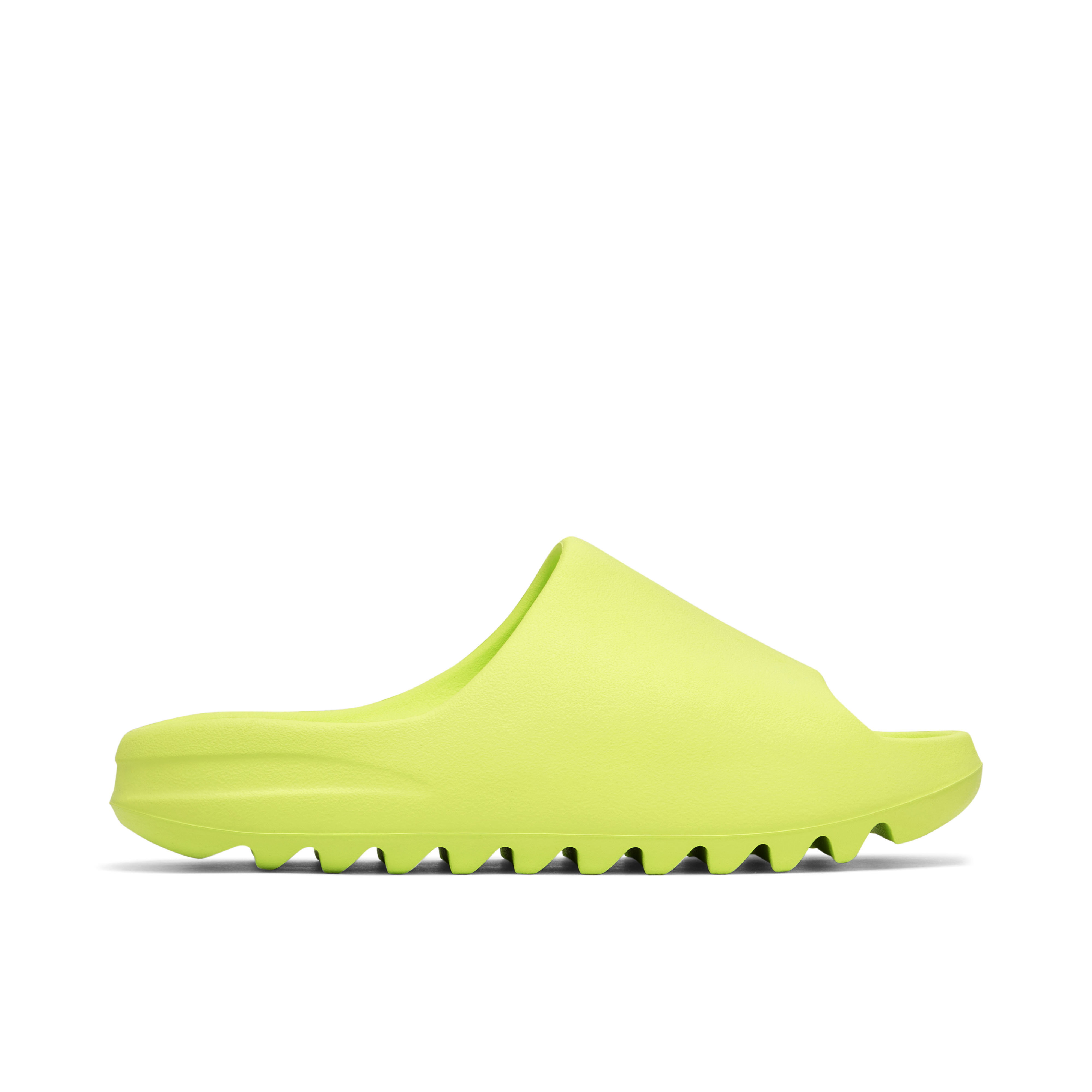 サンダル  YEEZY Slide Glow Green (HQ6447) Yeezy Slide Glow Green 2022 | HQ6447 | Laced