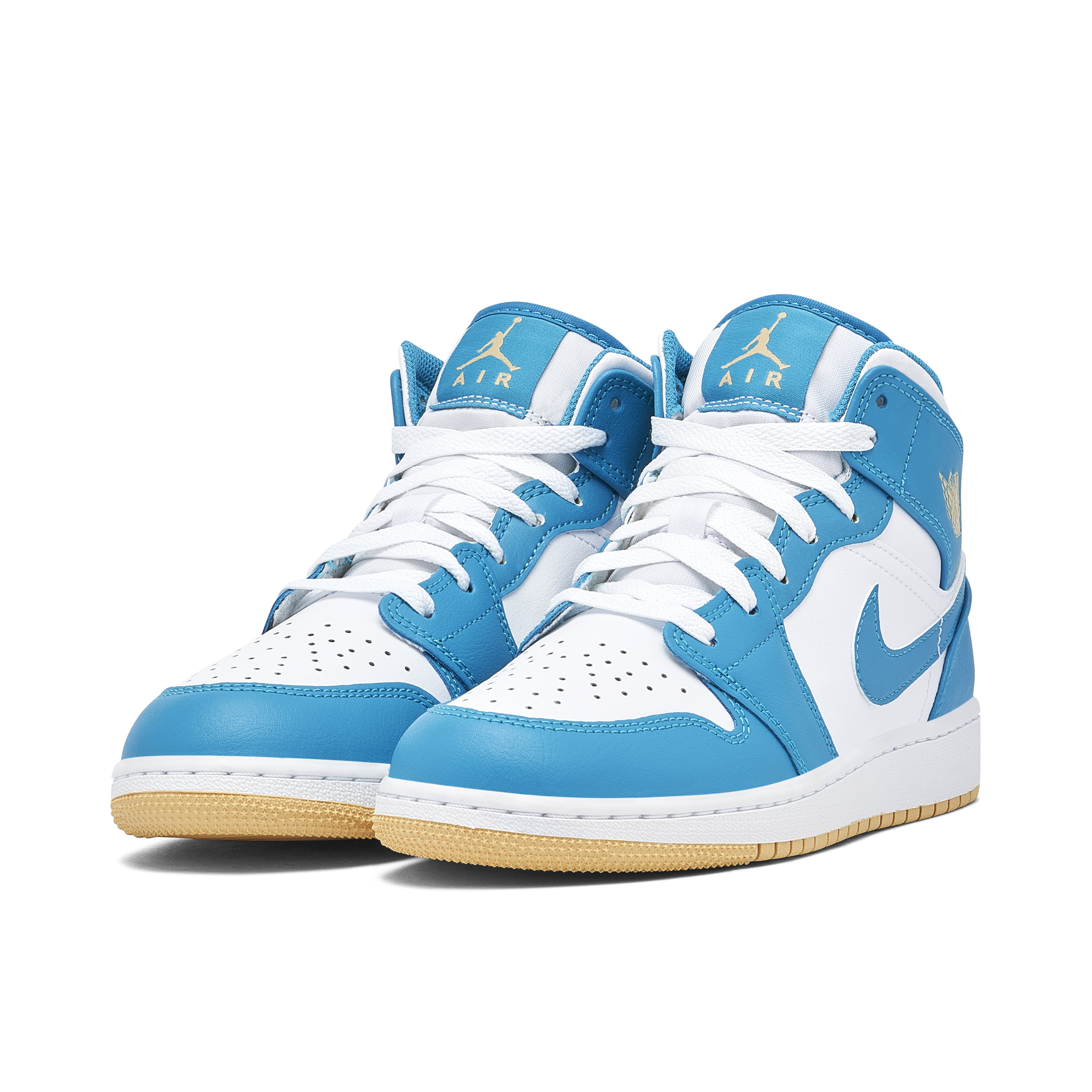 Air Jordan 1 Mid White Teal GS | DQ8423-400 | Laced