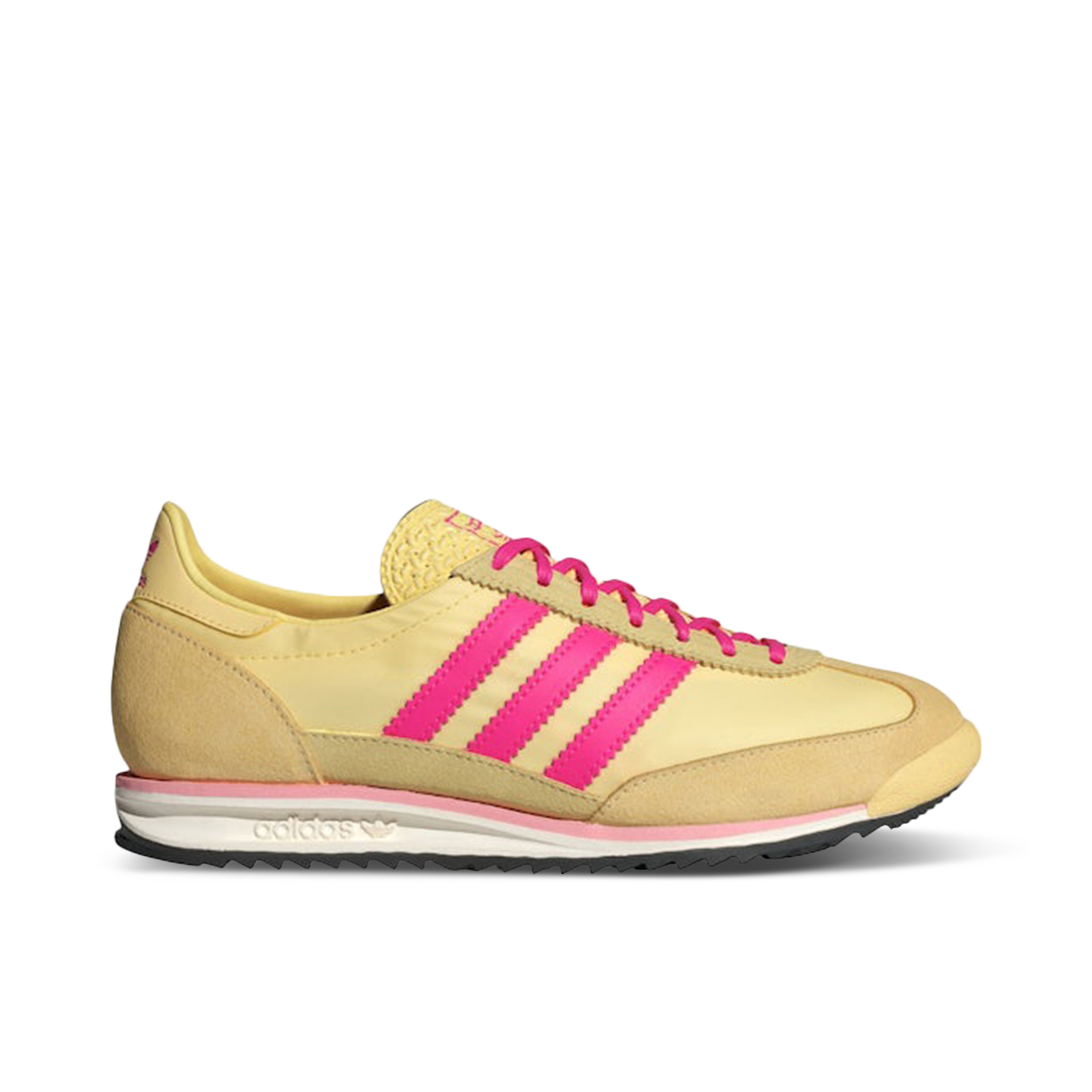 Adidas SL 72 OG Almost Yellow Core Black Shock Pink Womens