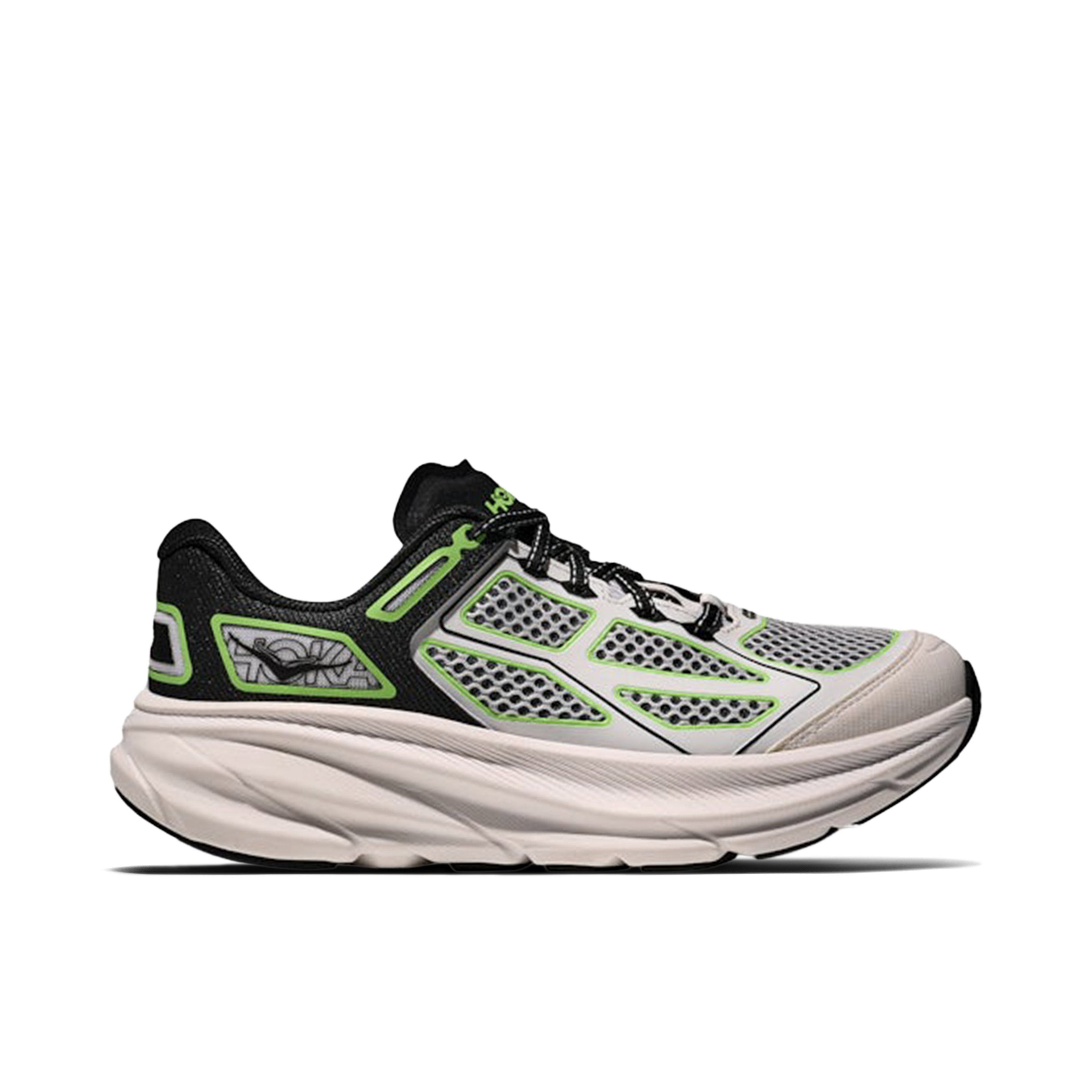 Hoka One One Clifton One9 Black White Green