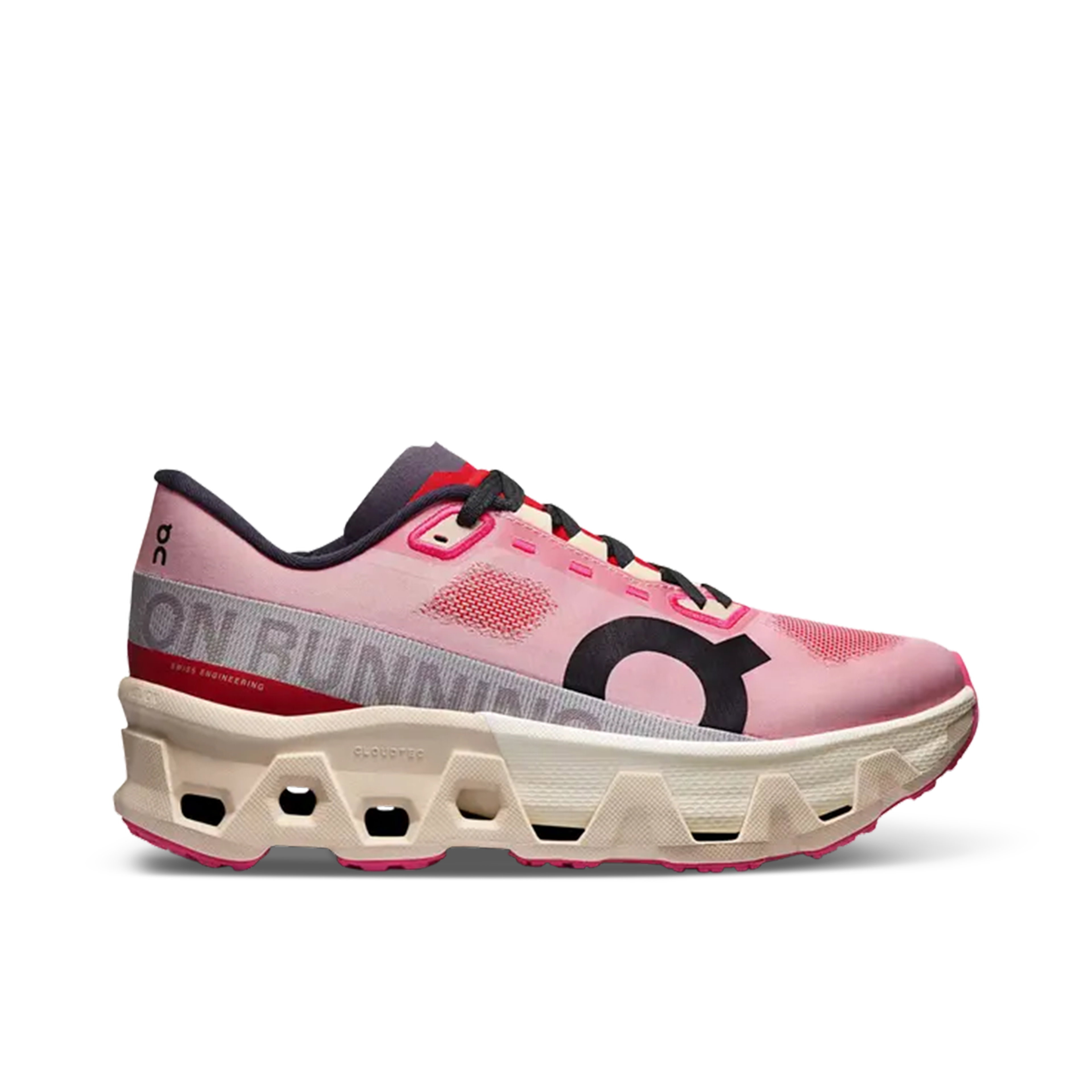 On Running Cloudmonster Hyper Red Cream Womens