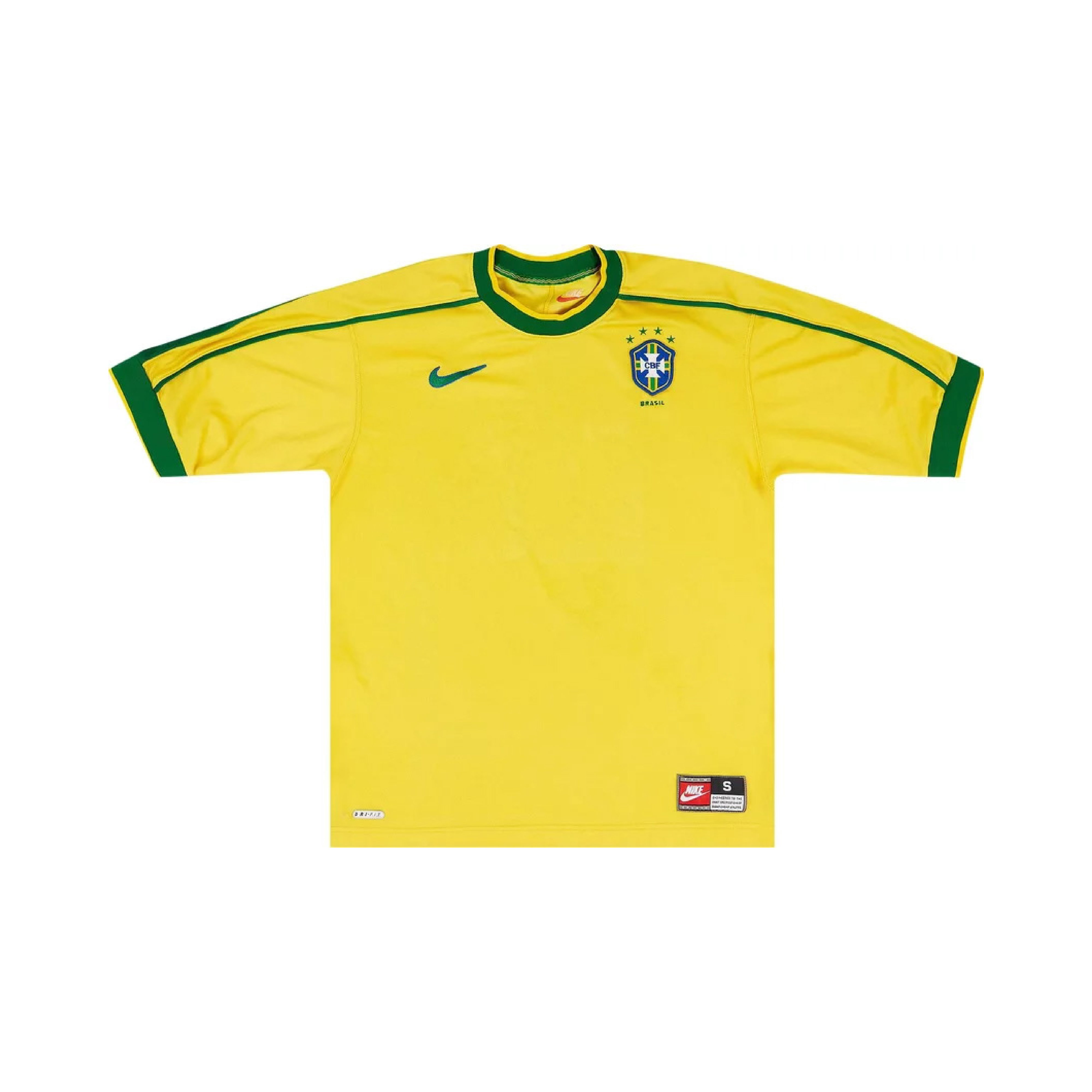 Nike Brazil 1998 Reissue Ronaldo Soccer Replica Jersey Varsity