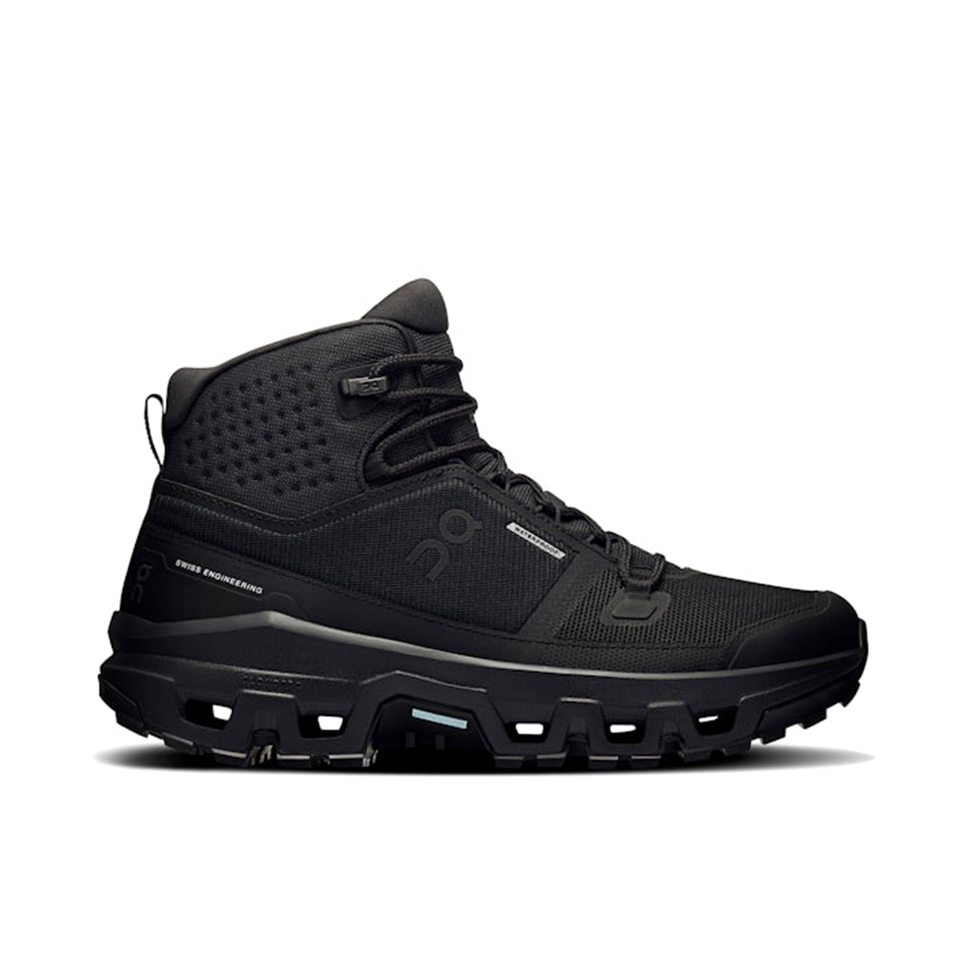 On Running Cloudrock Mid Waterproof Black Womens