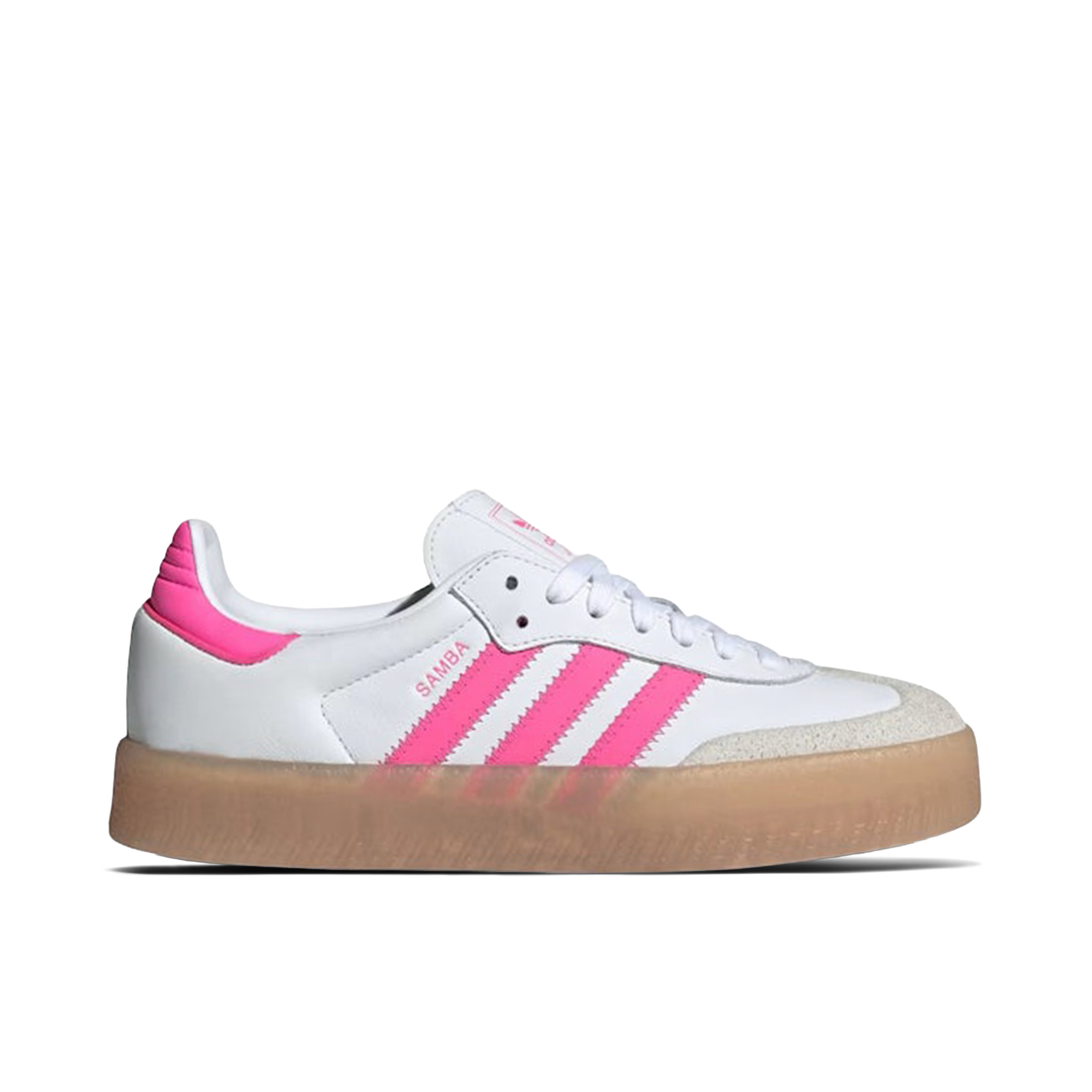 Adidas Sambae White Off White Lucid Pink Womens