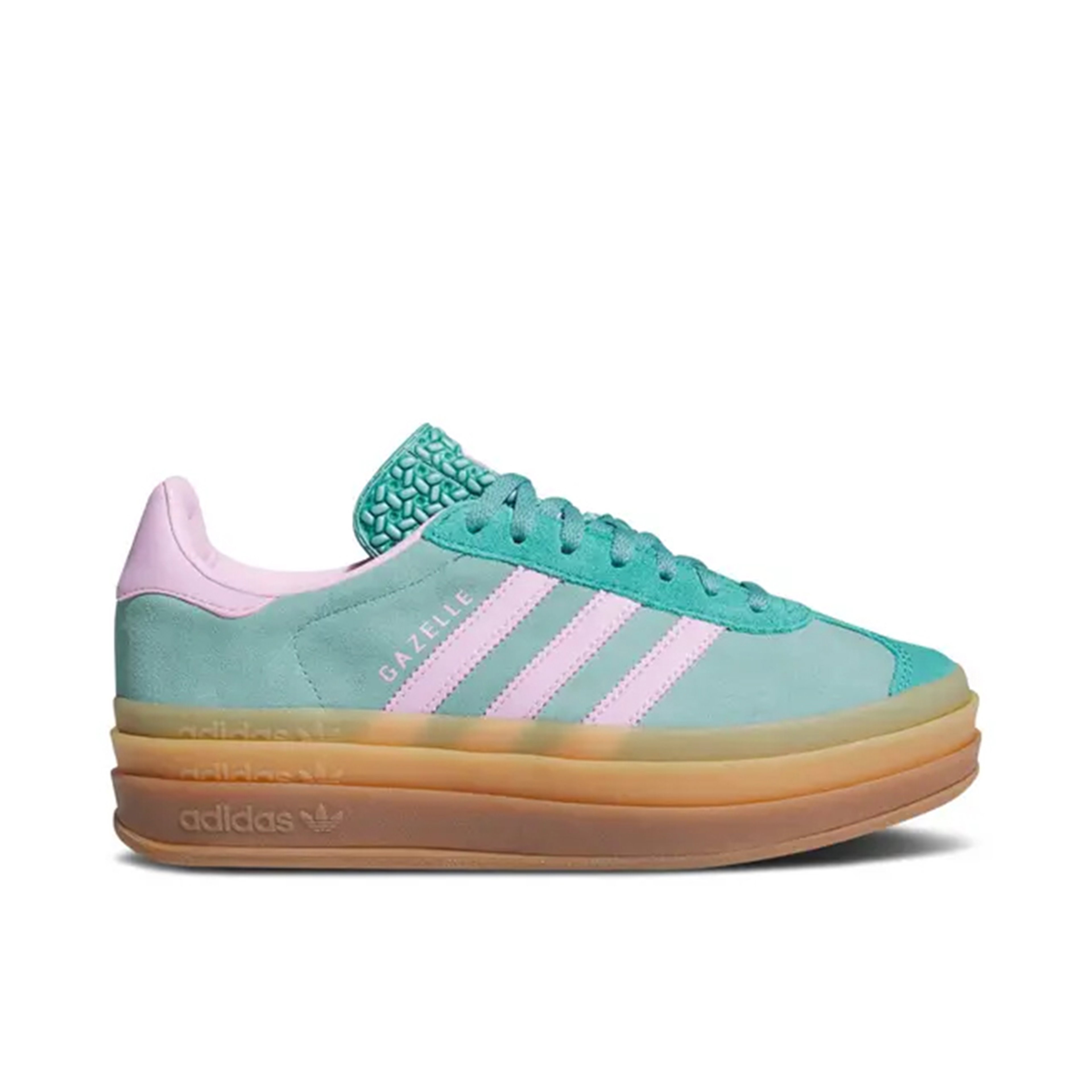 Adidas Gazelle Bold Powder Teal Bliss Lilac Pure Teal Womens