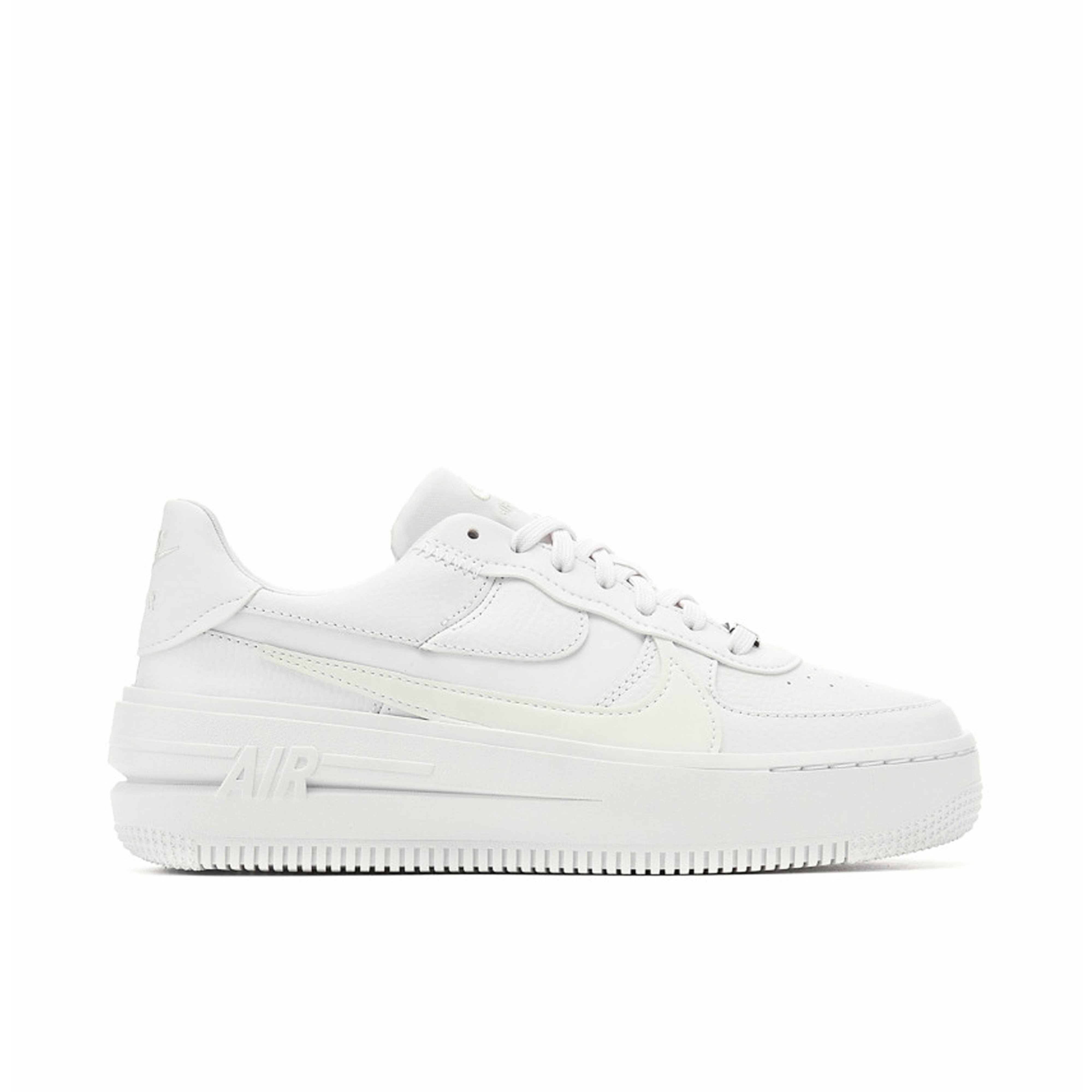 Nike Air Force 1 PLT.AF.ORM Triple White Womens | DJ9946-100 | Laced