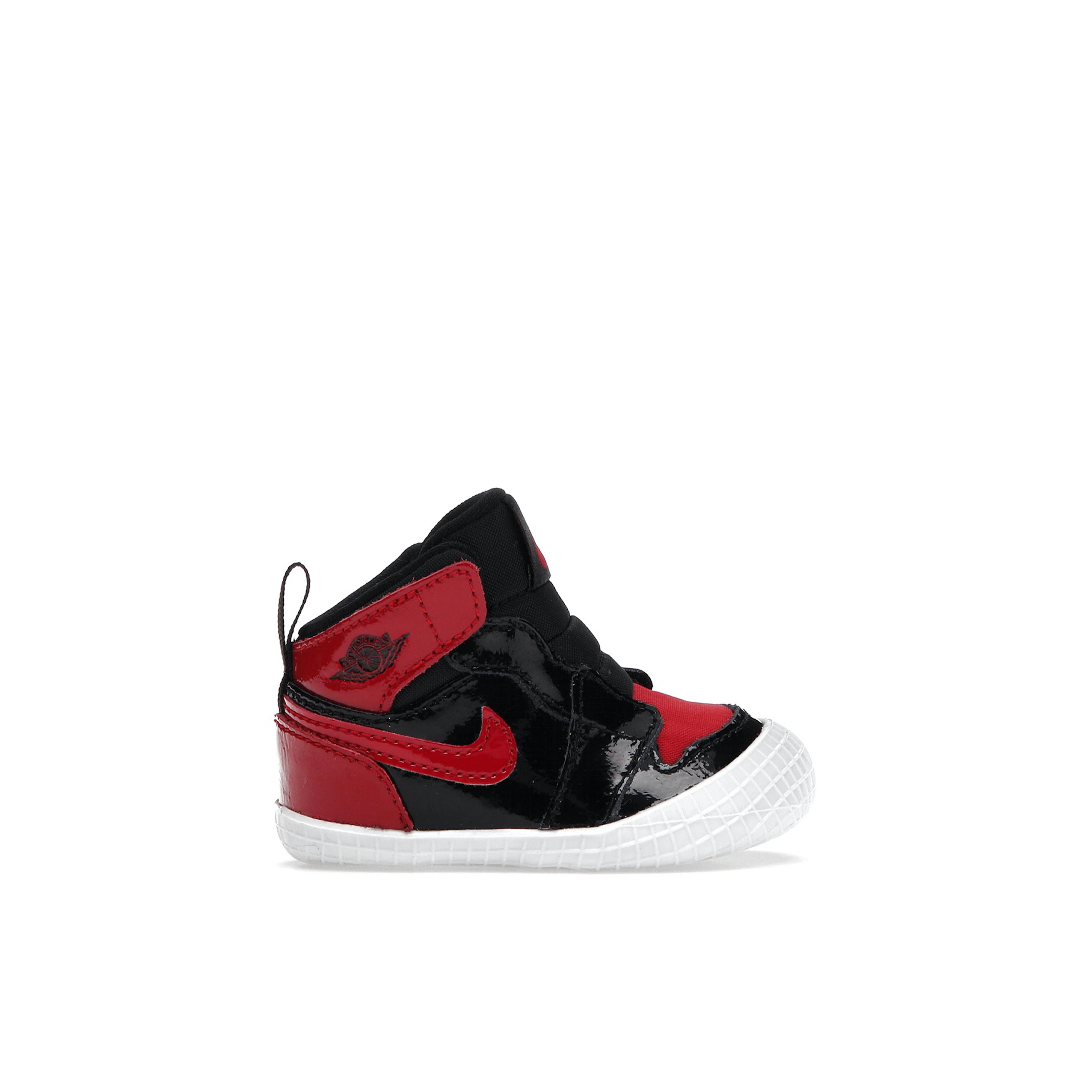Air Jordan 1 Crib Bootie Bred Patent Infants | AT3745-063 | Laced