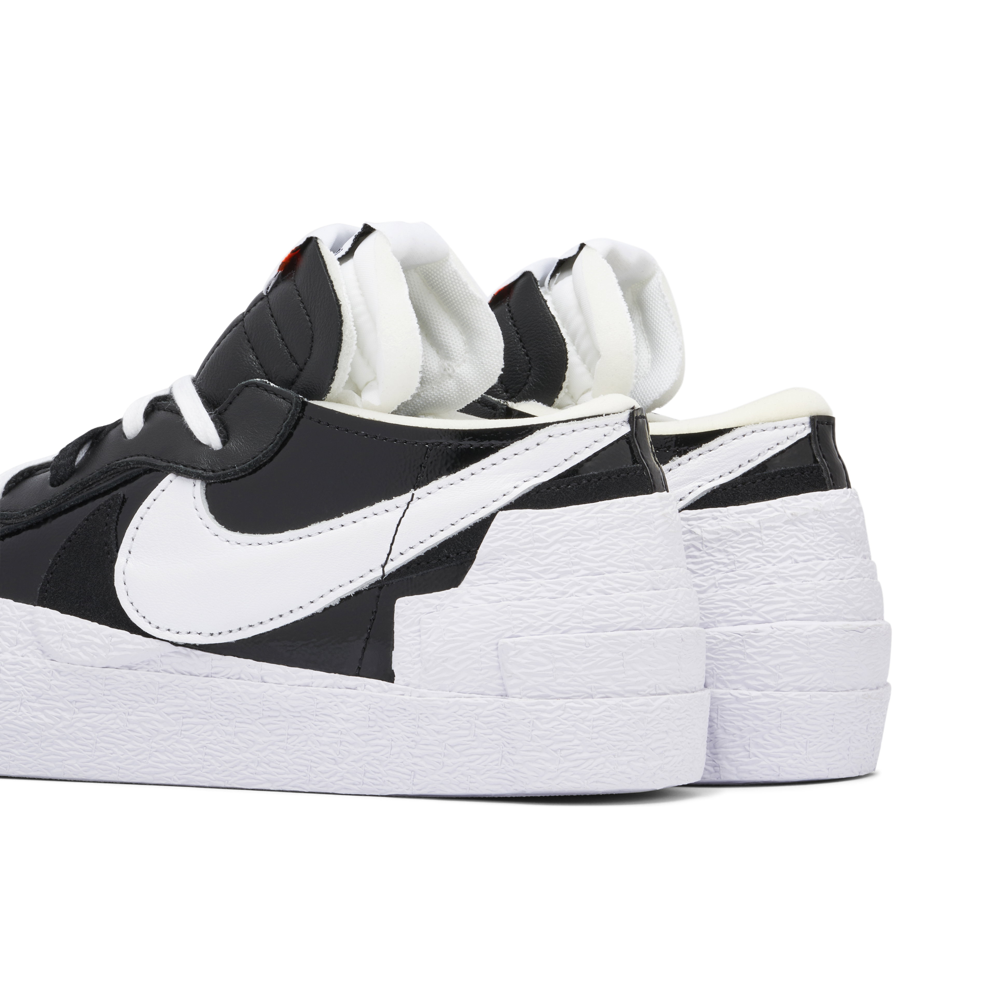 sacai x Nike Blazer Low Black White Patent