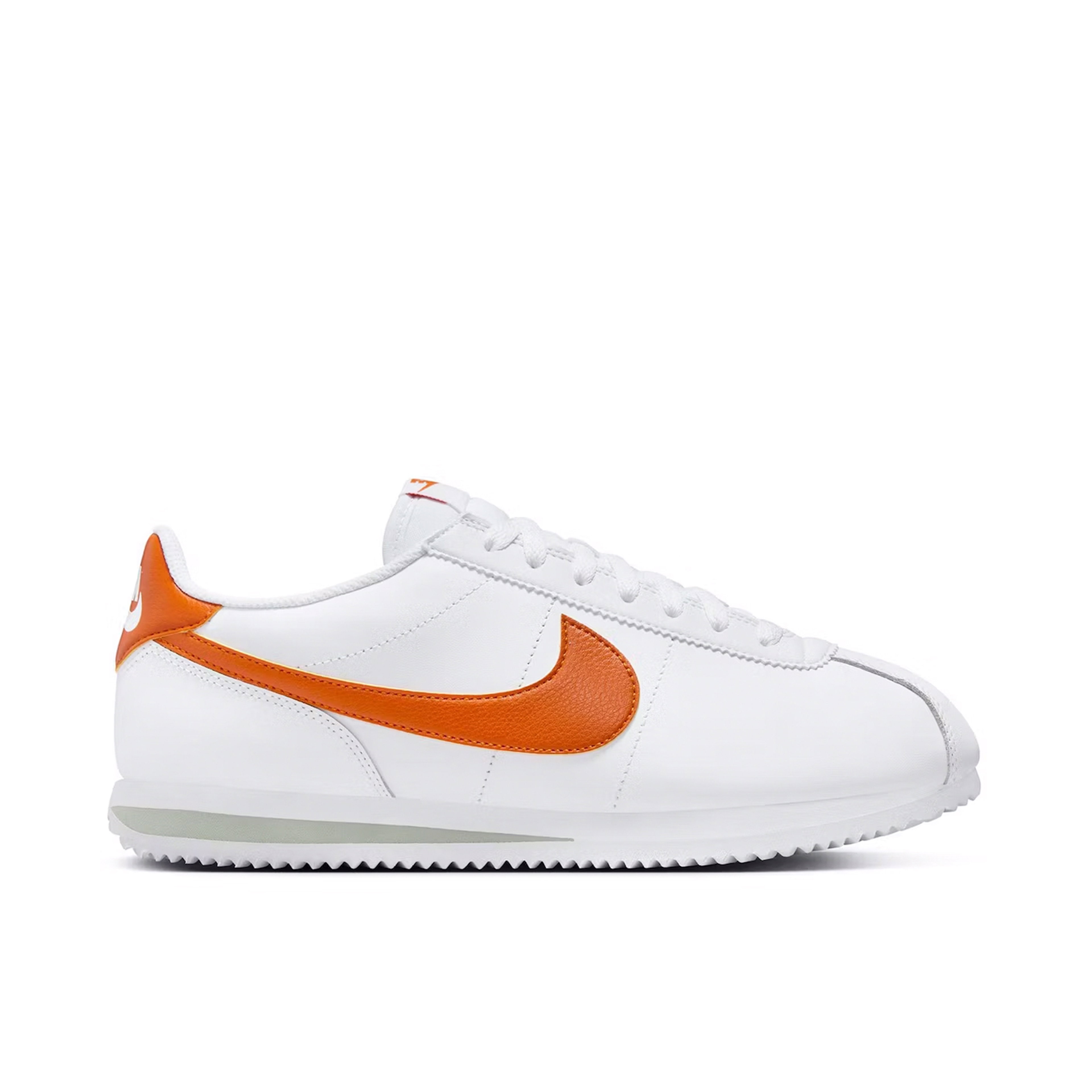 Nike Cortez White Campfire Orange