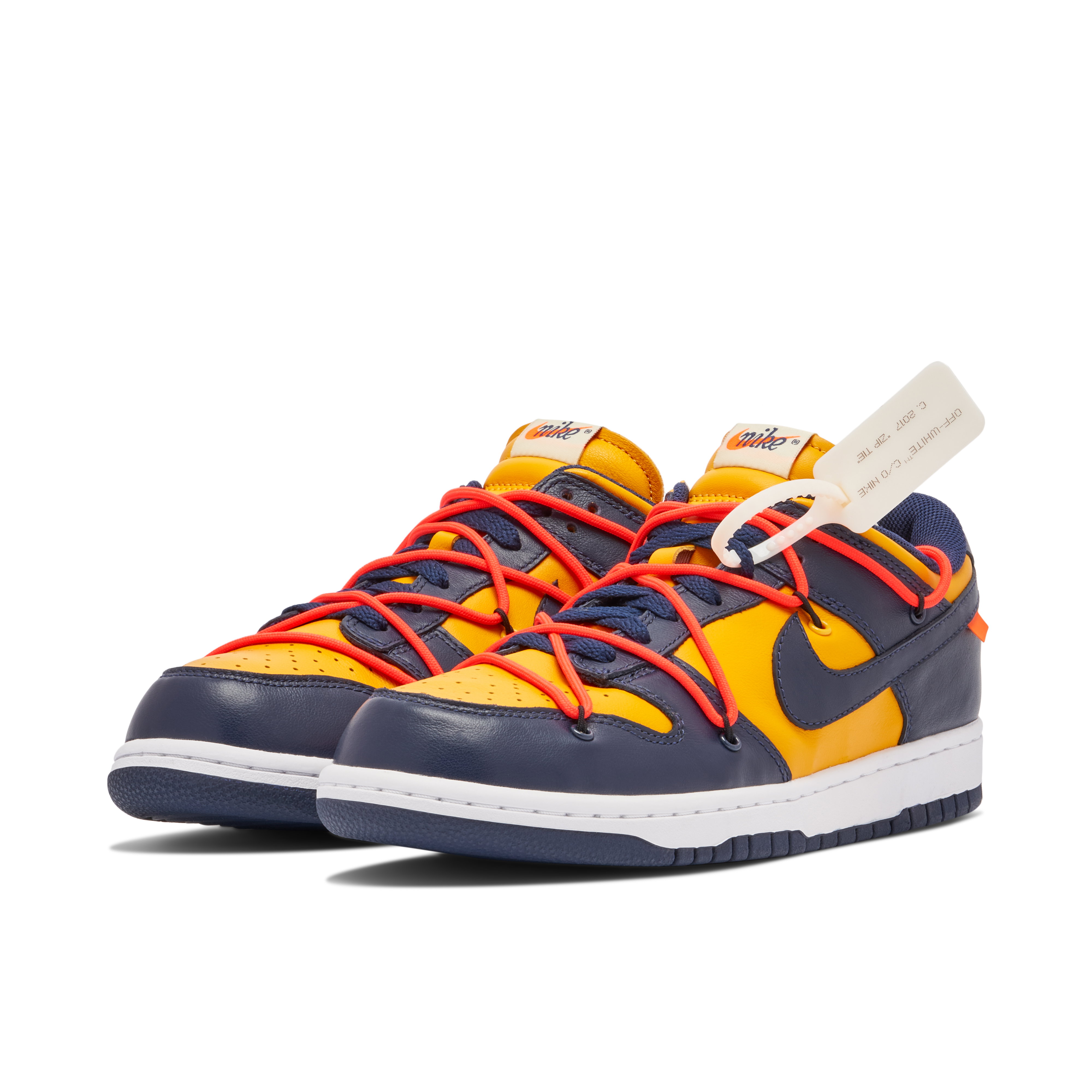 Off-White x Nike SB Dunk Low University Gold | CT0856-700 | Laced
