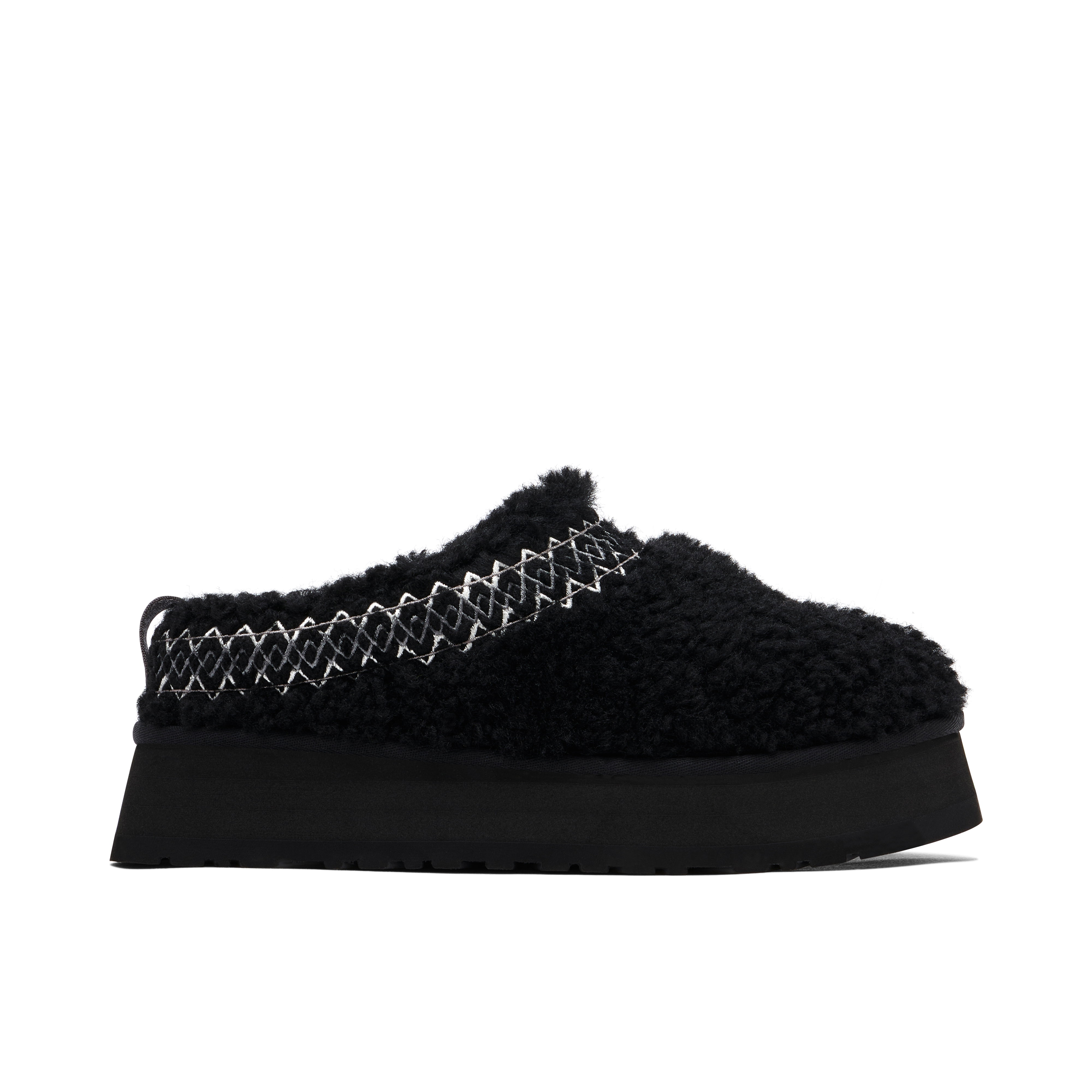 UGG Tazz Slipper Heritage Braid Black | 1143976-BLK | Laced