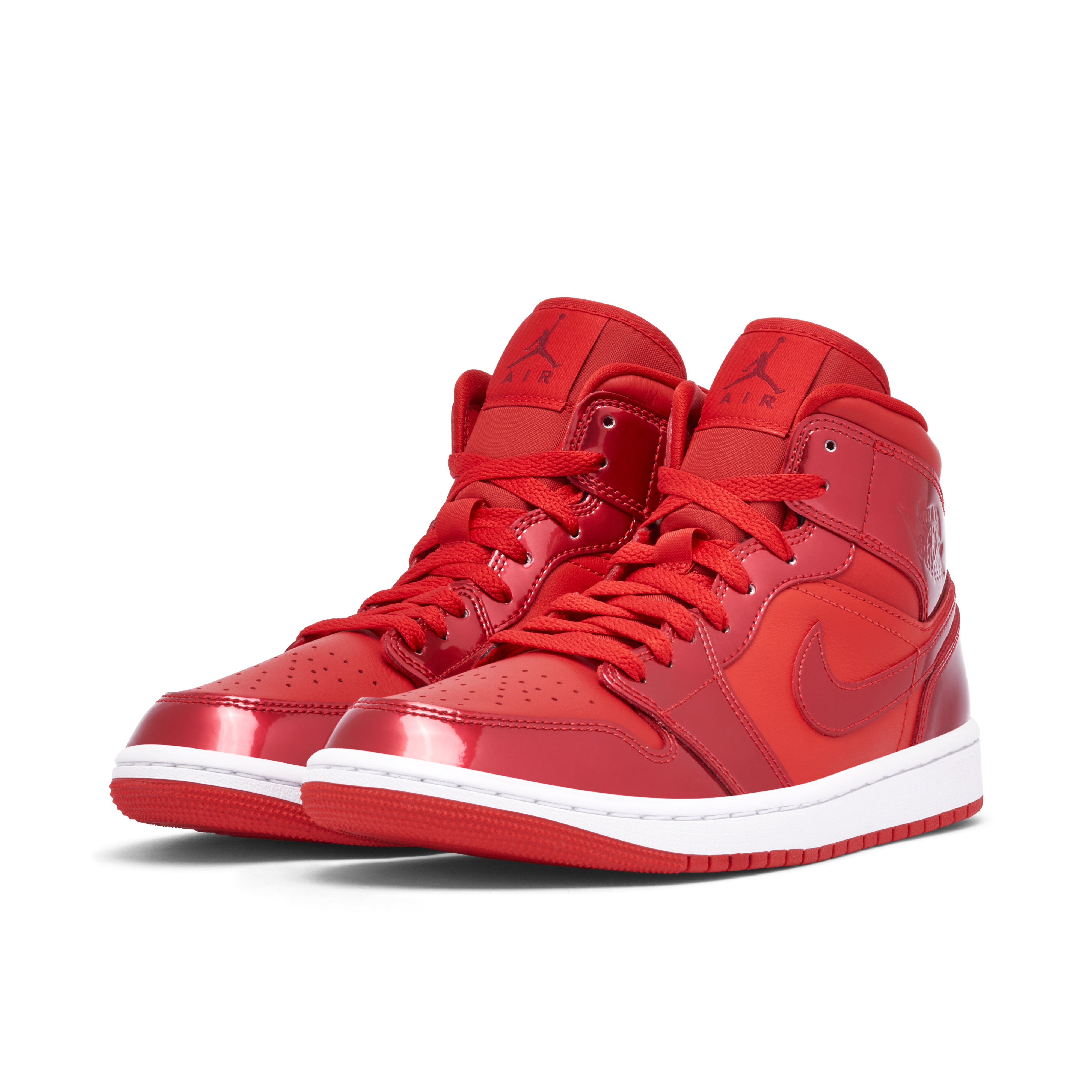 Air Jordan 1 Mid SE Red Pomegranate Womens | DH5894-600 | Laced