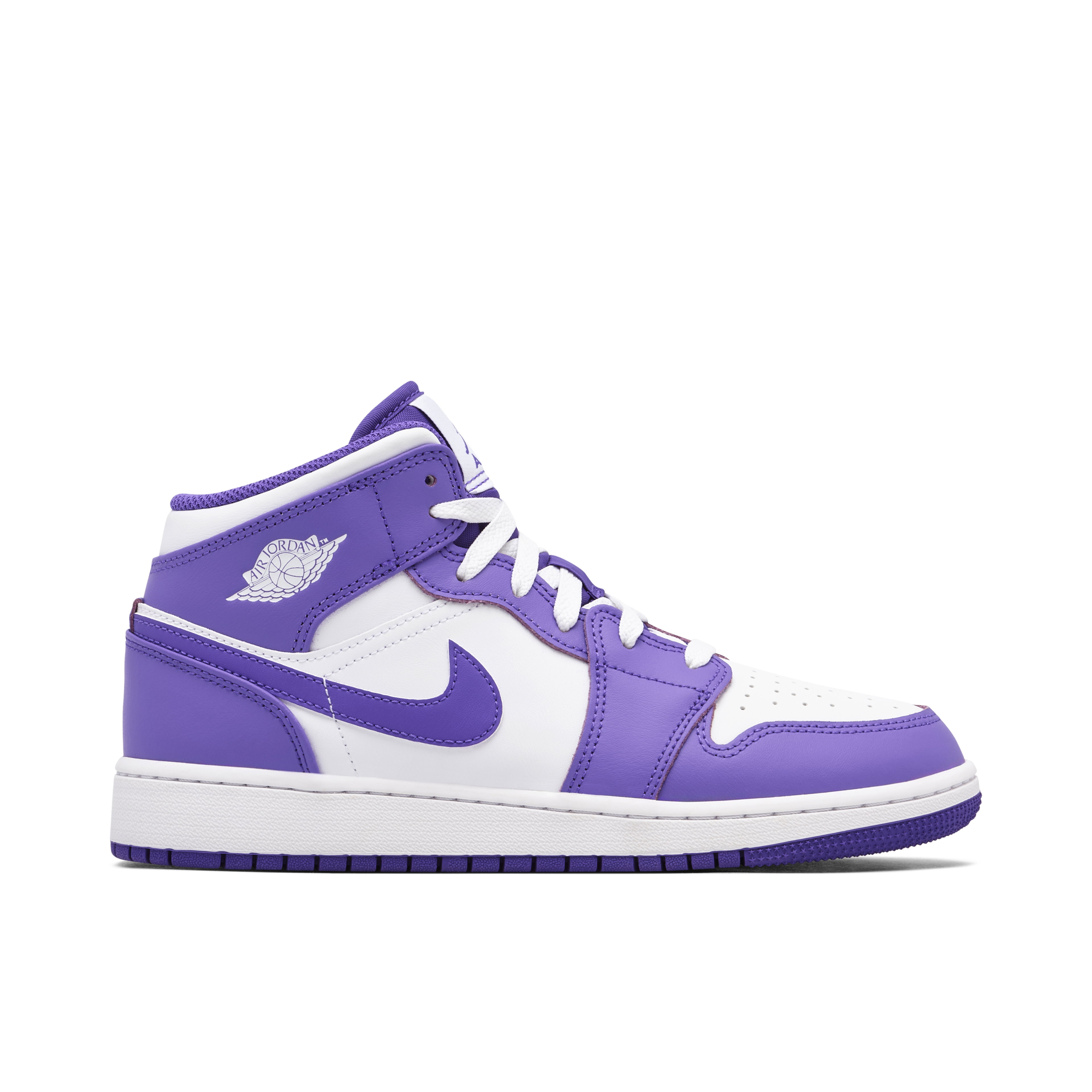 Air Jordan 1 Mid Purple Venom GS