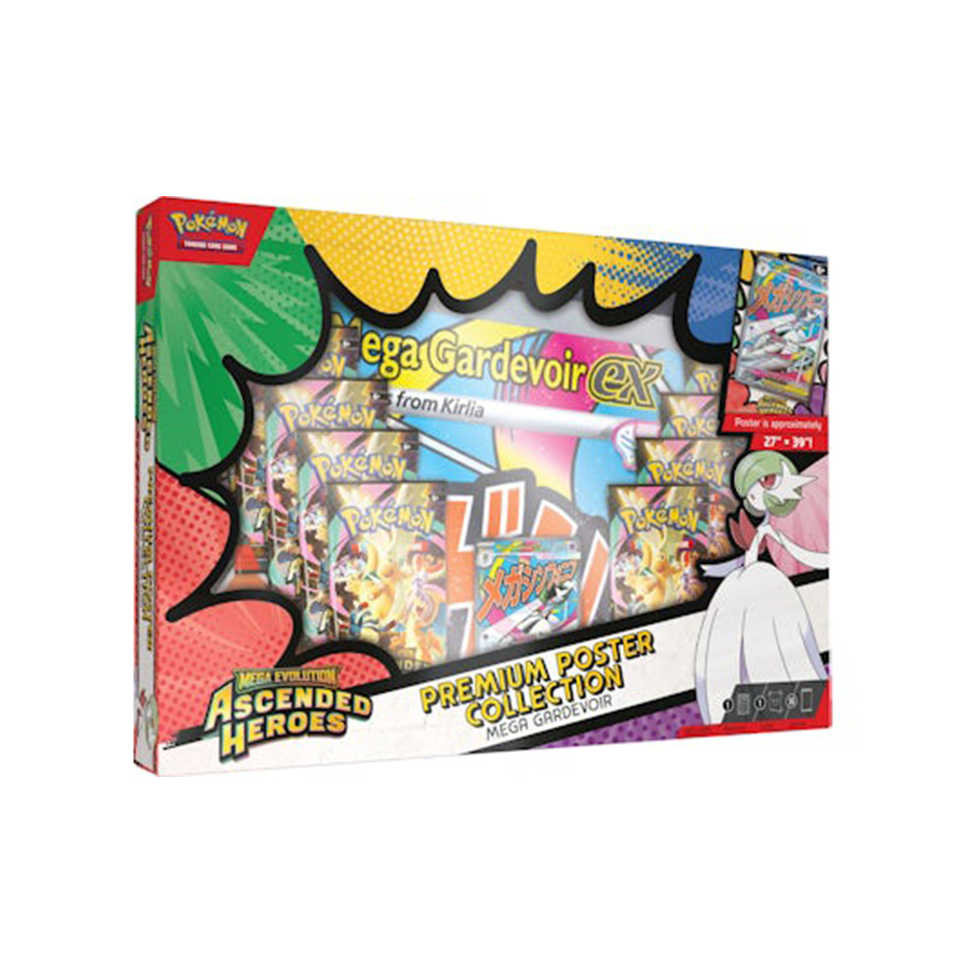 2026 Pokémon Mega Evolution Ascended Heroes Mega Gardevoir Premium Poster Collection