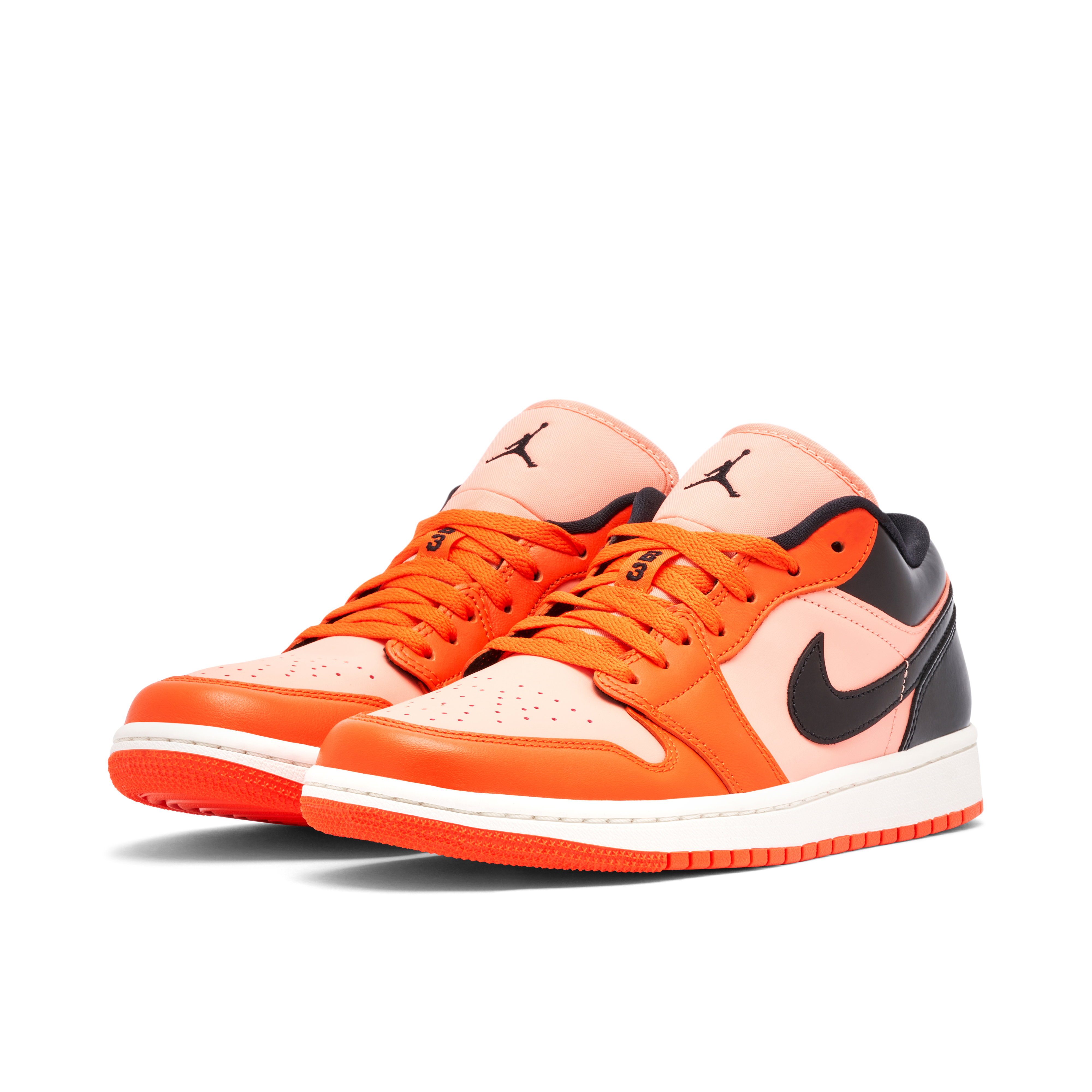 Air Jordan 1 Low Orange Black Womens | DM3379-600 | Laced