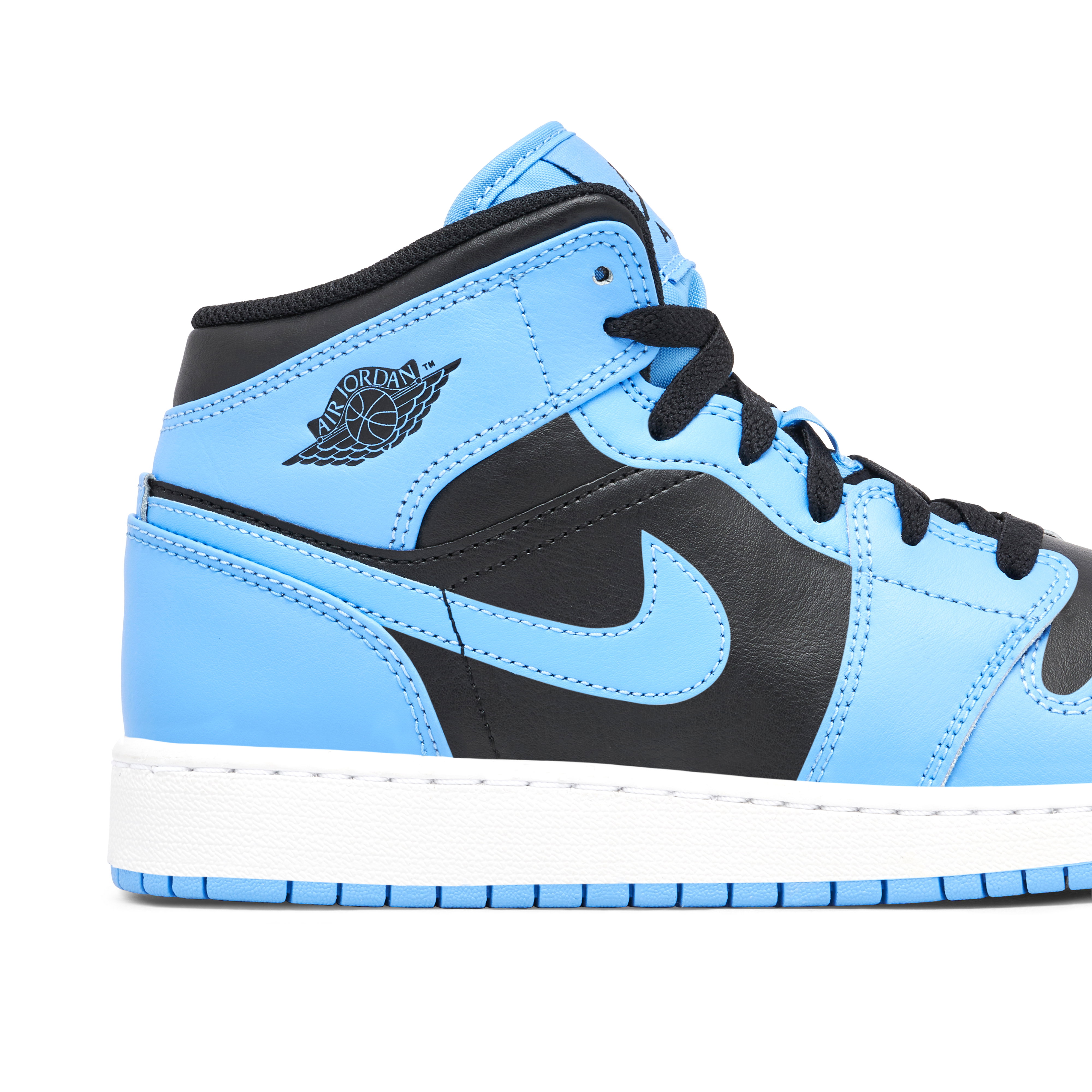 Air Jordan 1 Mid University Blue Black GS | DQ8423-401 | Laced