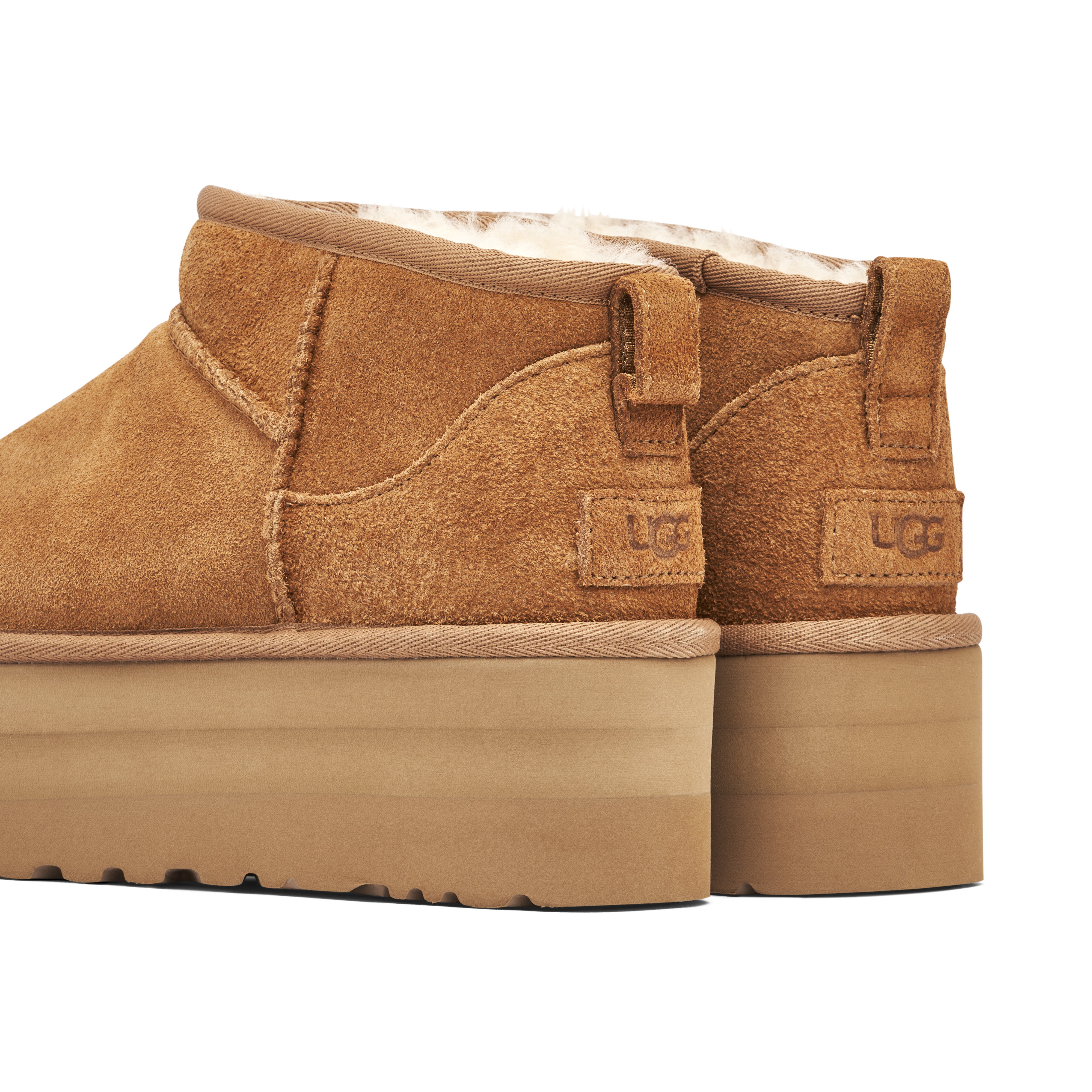 UGG Classic Ultra Mini Platform Chestnut Womens | 1135092-CHE | Laced