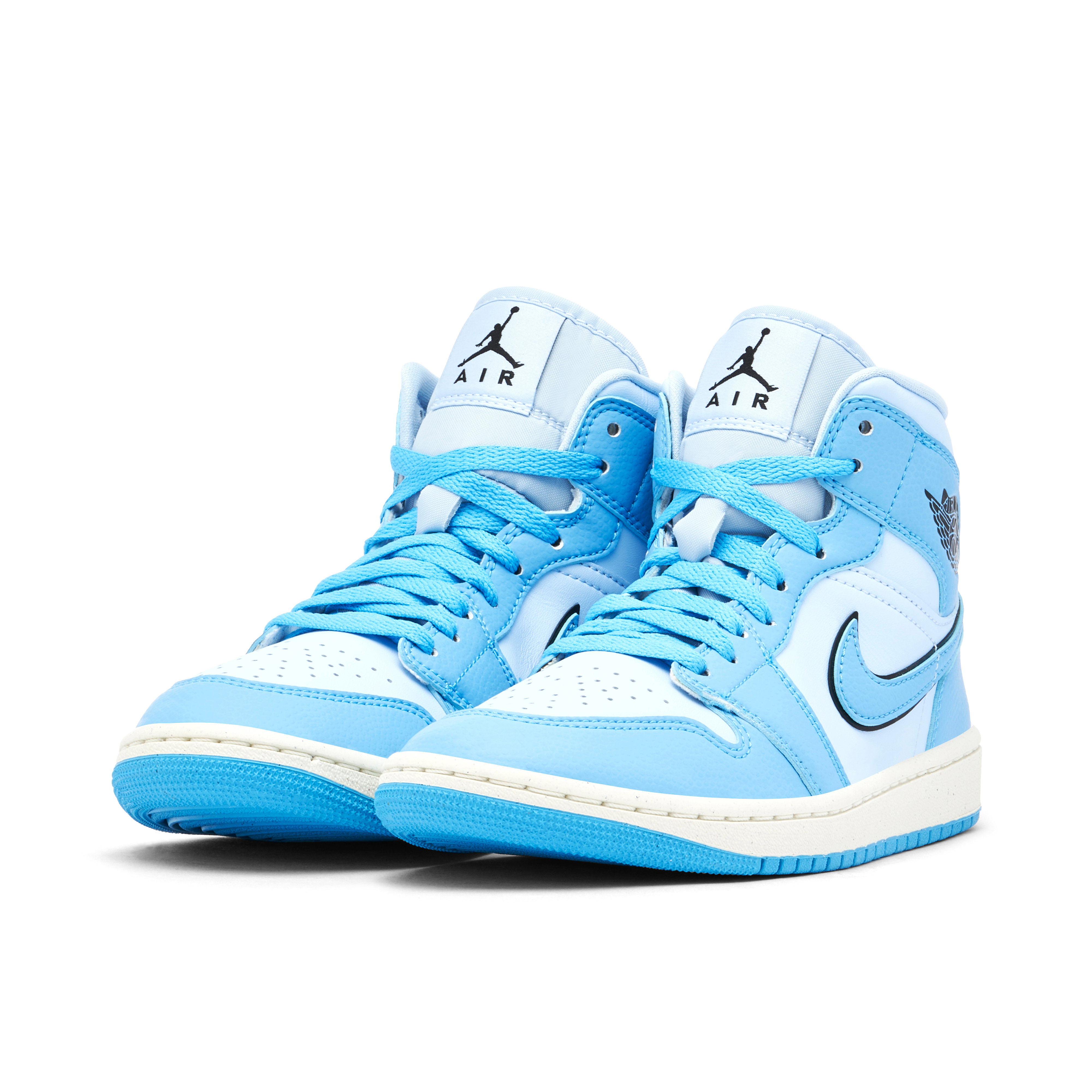Air Jordan 1 Mid Ice Blue Womens | DV1302-400 | Laced