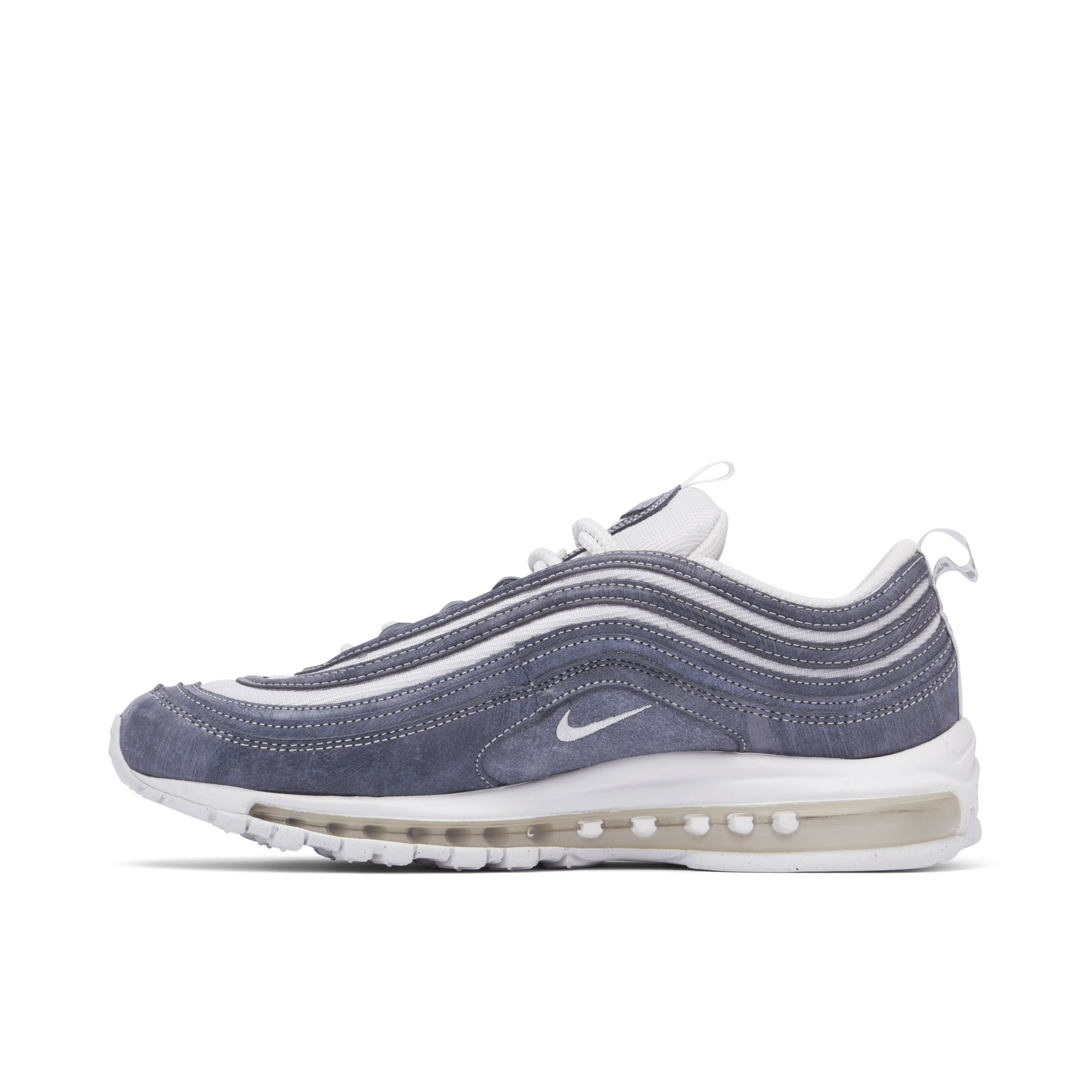 COMME des GARCONS HOMME PLUS コムデギャルソンギャルソンオムプリュス スニーカー サイズ:25.5cm 22AW NIKE AIR MAX 97 GLACIER GREY DX6932-001 ナイキ コラボ グレイシャーグレー メタリック シルバー US7.5 シューズ 靴 ブランド 【メンズ】【中古】【美品】 Nike Air Max 97 x Comme des Garçons Homme Plus Glacier Grey