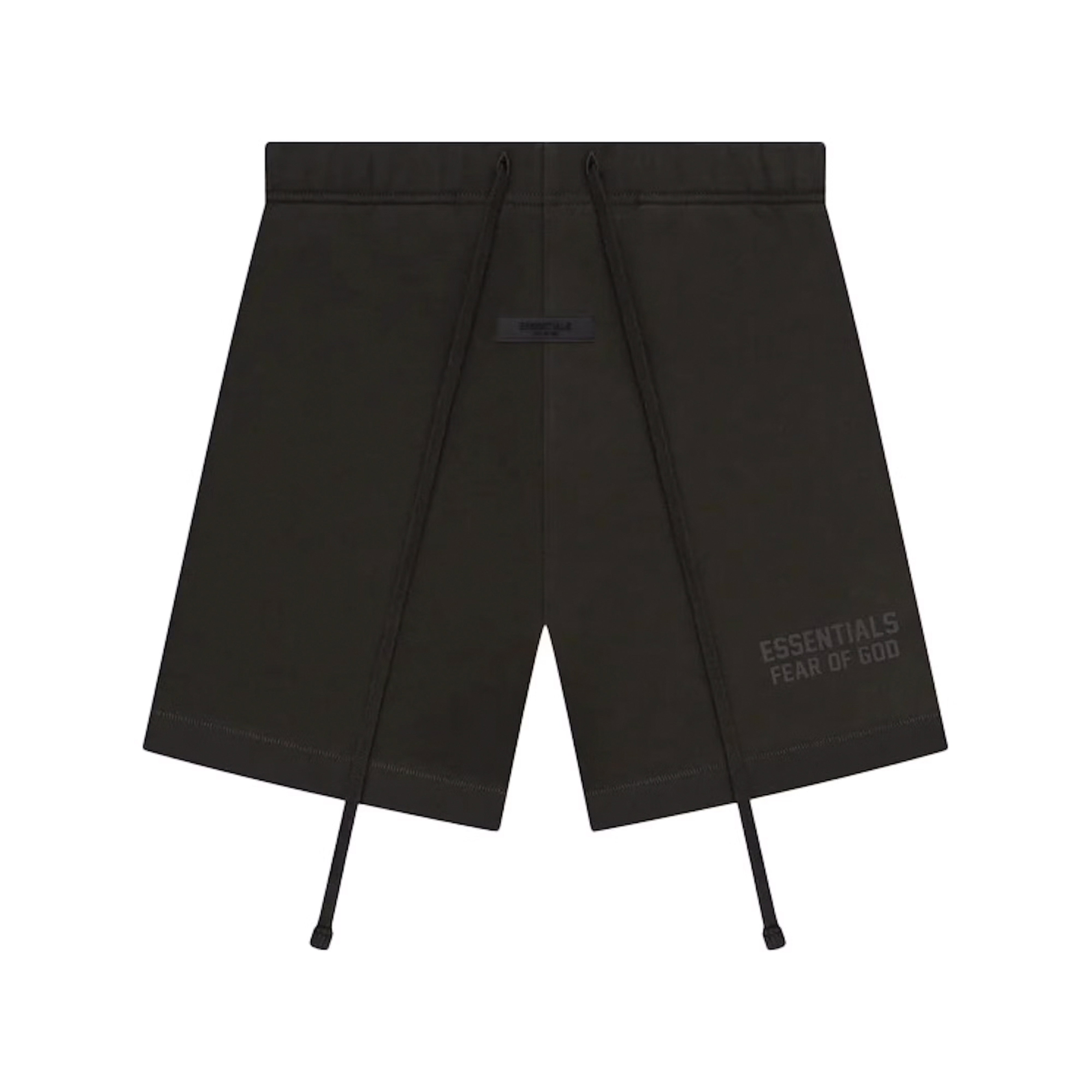 Fear of God Essentials Sweatshorts Off Black | FEAR-OF-GOD