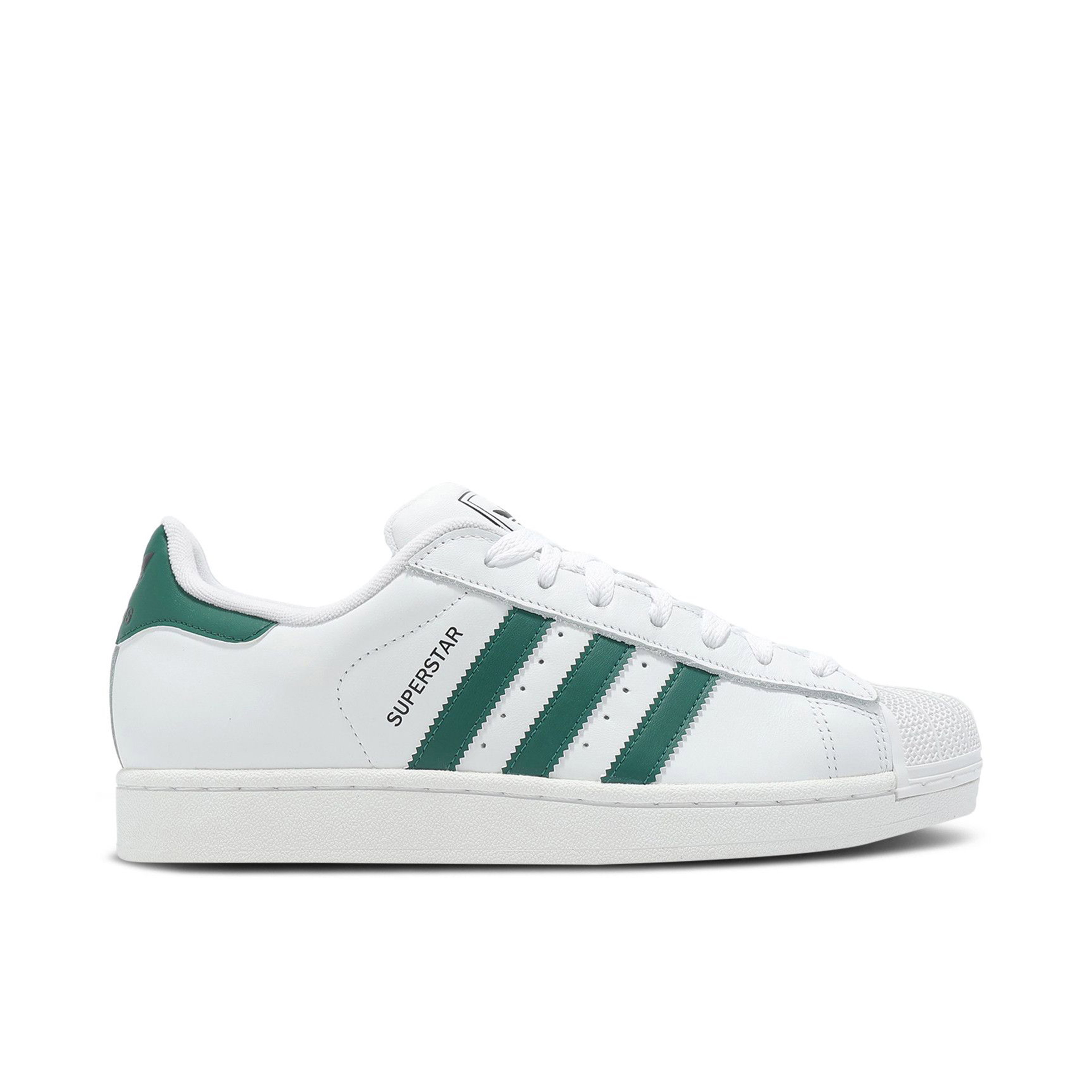 Adidas Superstar II White Collegiate Green