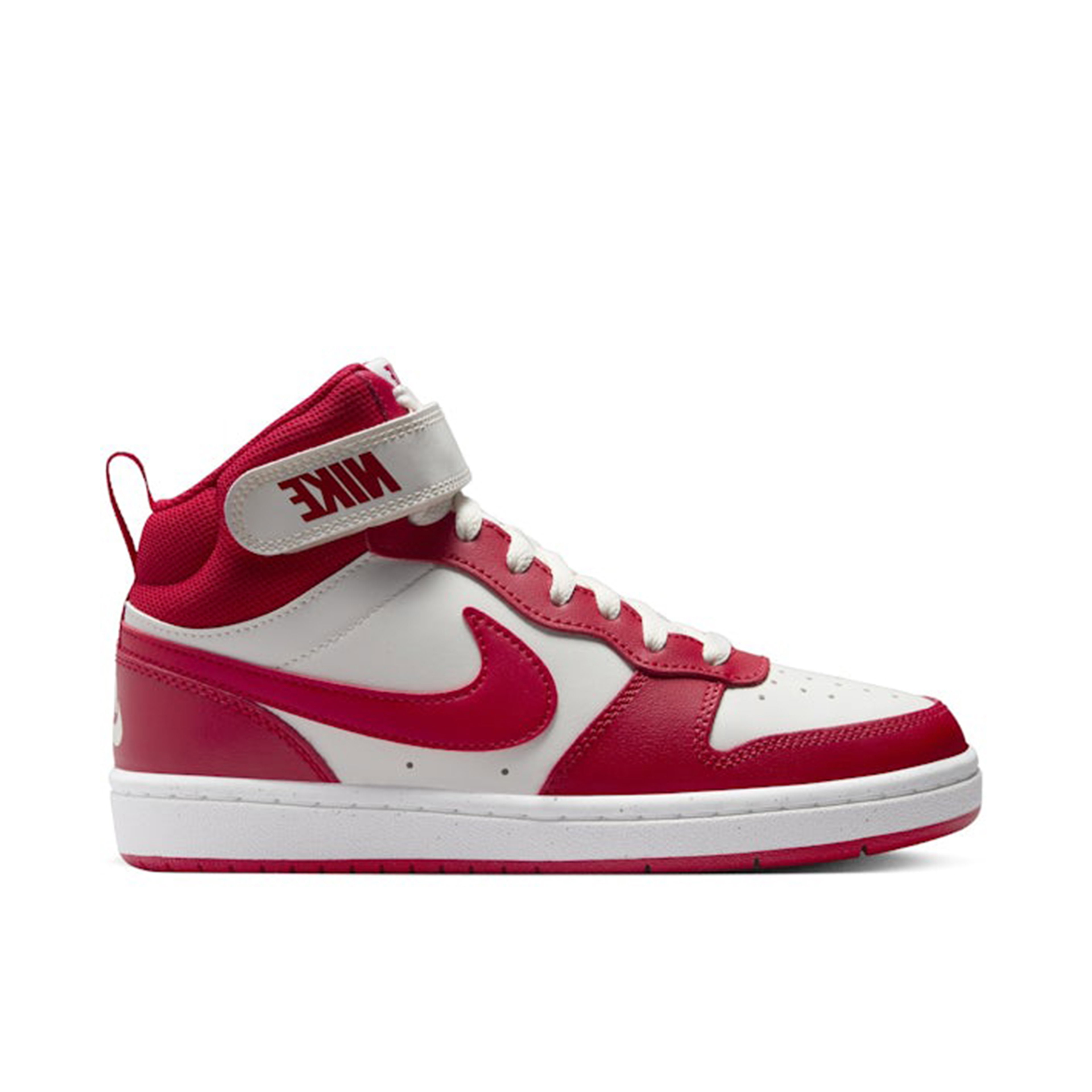 Nike Court Borough Mid 2 Sail White Gym Red GS