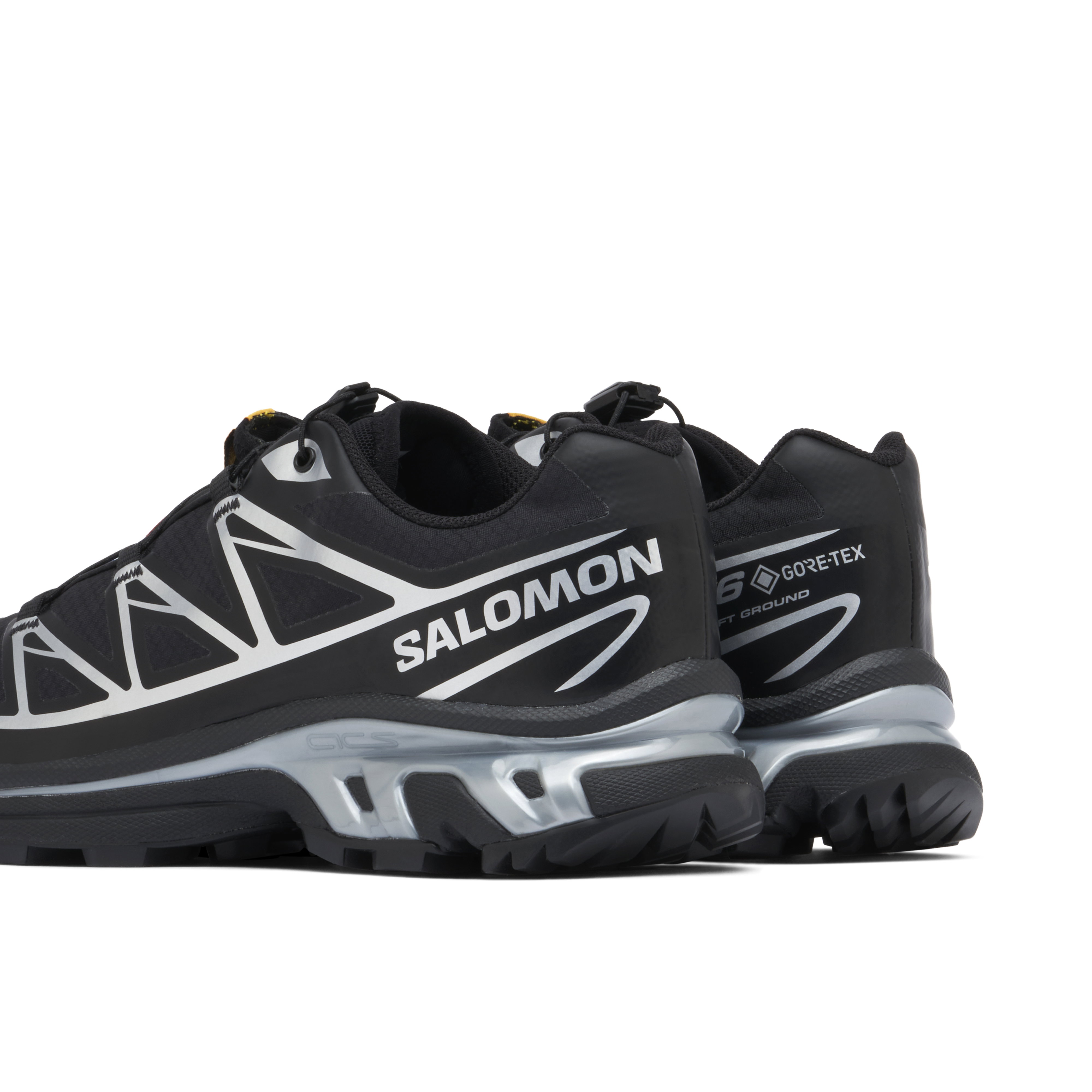 Salomon XT-6 Gore-Tex Black Silver | L47450600 | Laced