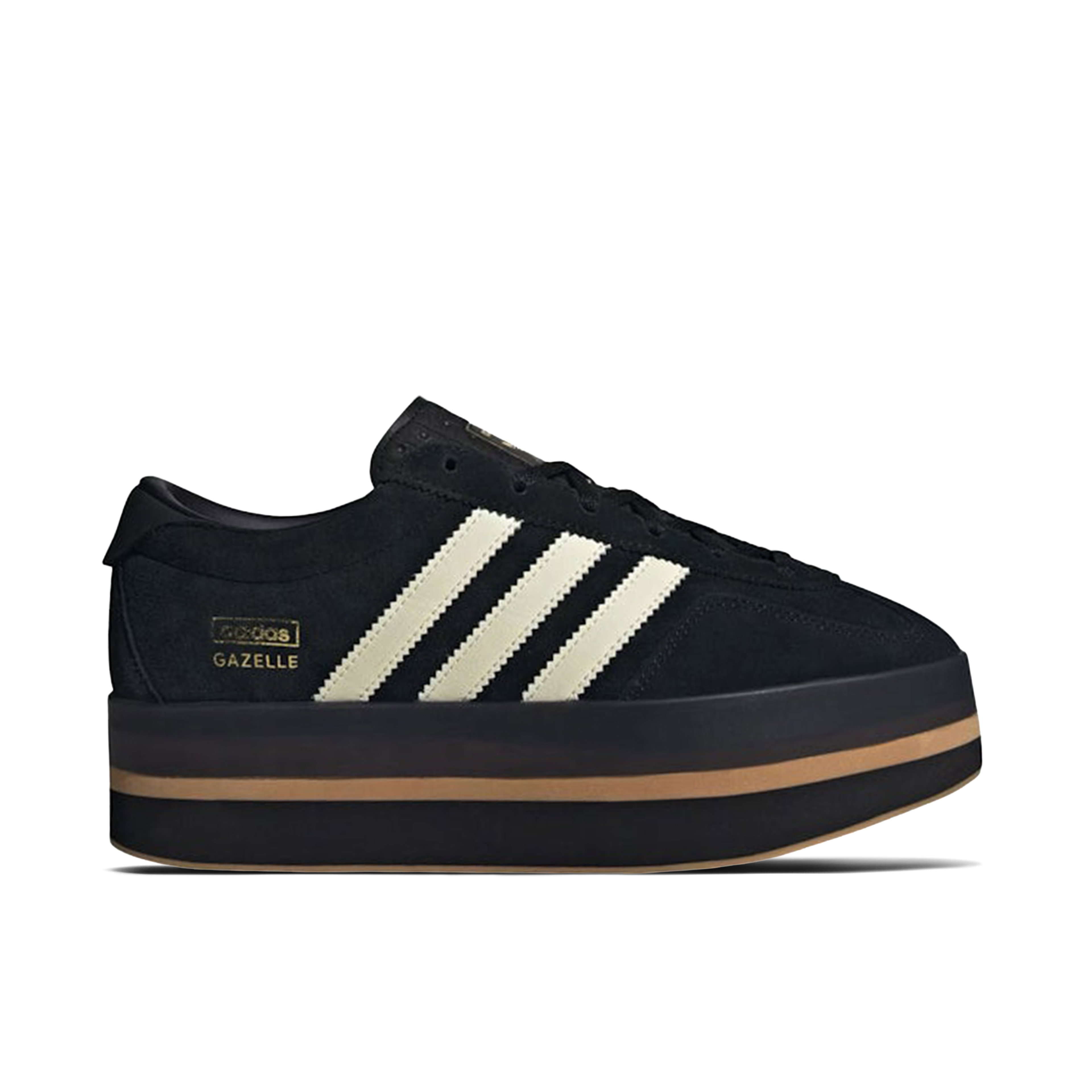 Adidas Gazelle Stack Black Cream White Womens