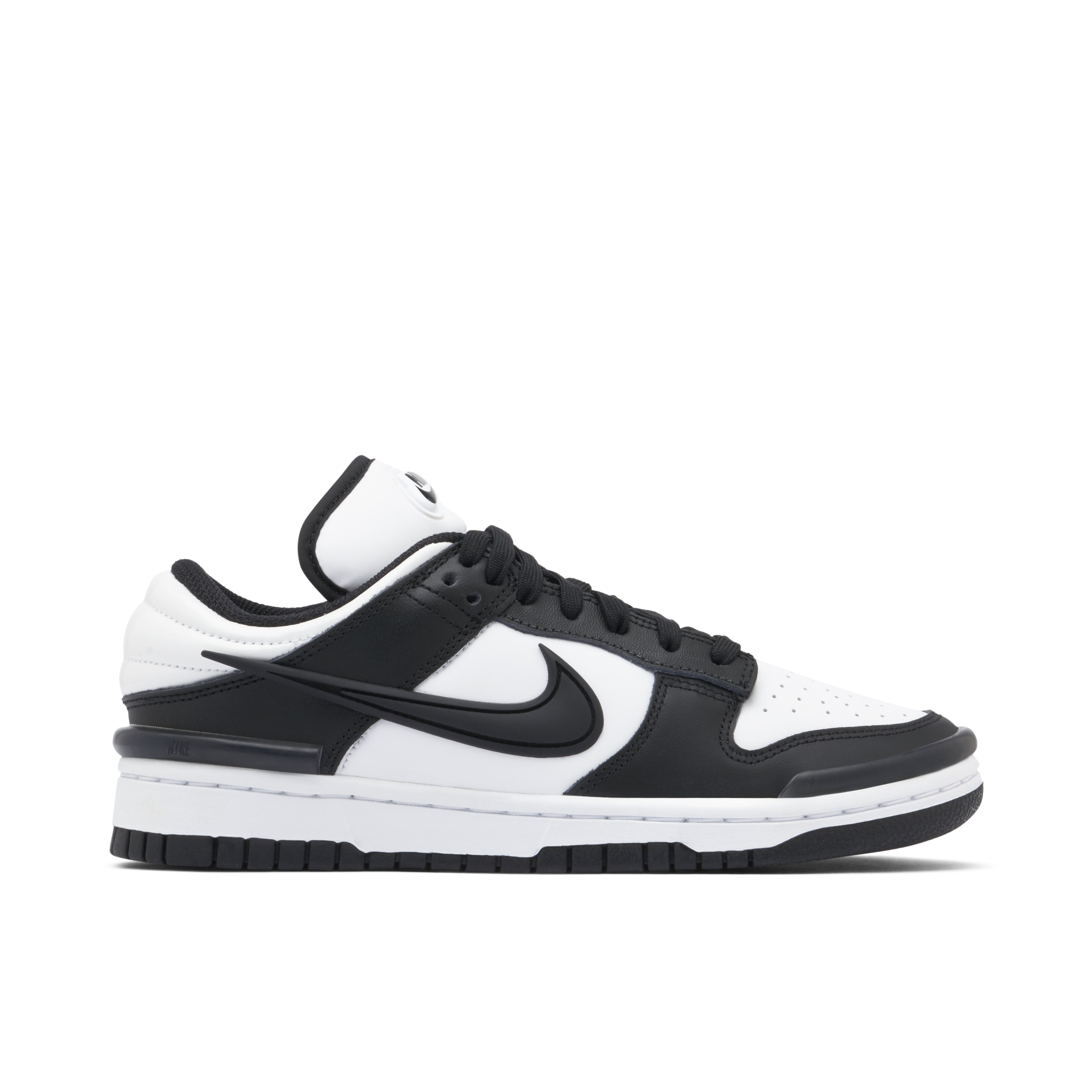 dunk low black white nike 28 panda パンダ Nike Dunk Low Twist Panda Womens | DZ2794-001 | Laced