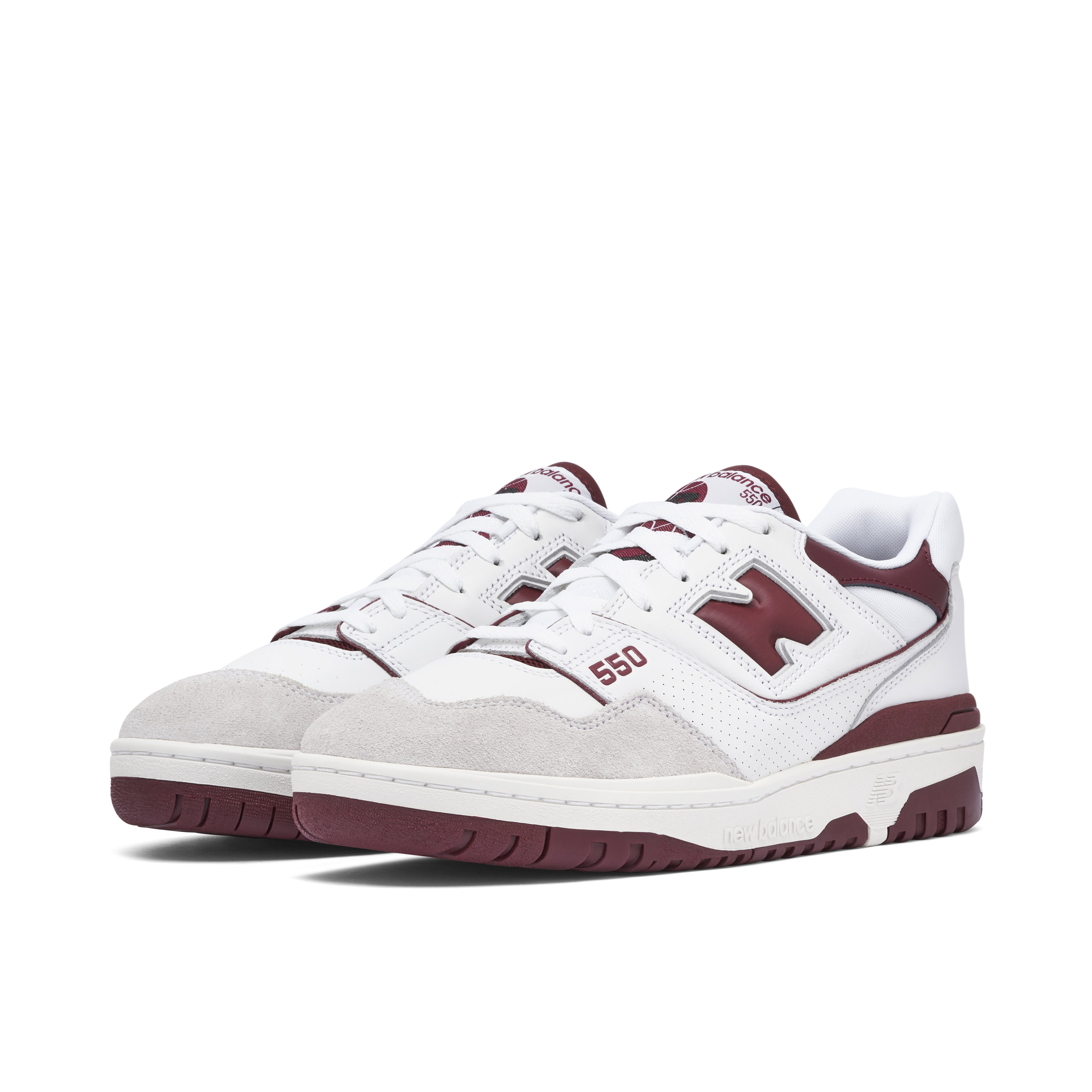 New Balance 550 White Burgundy