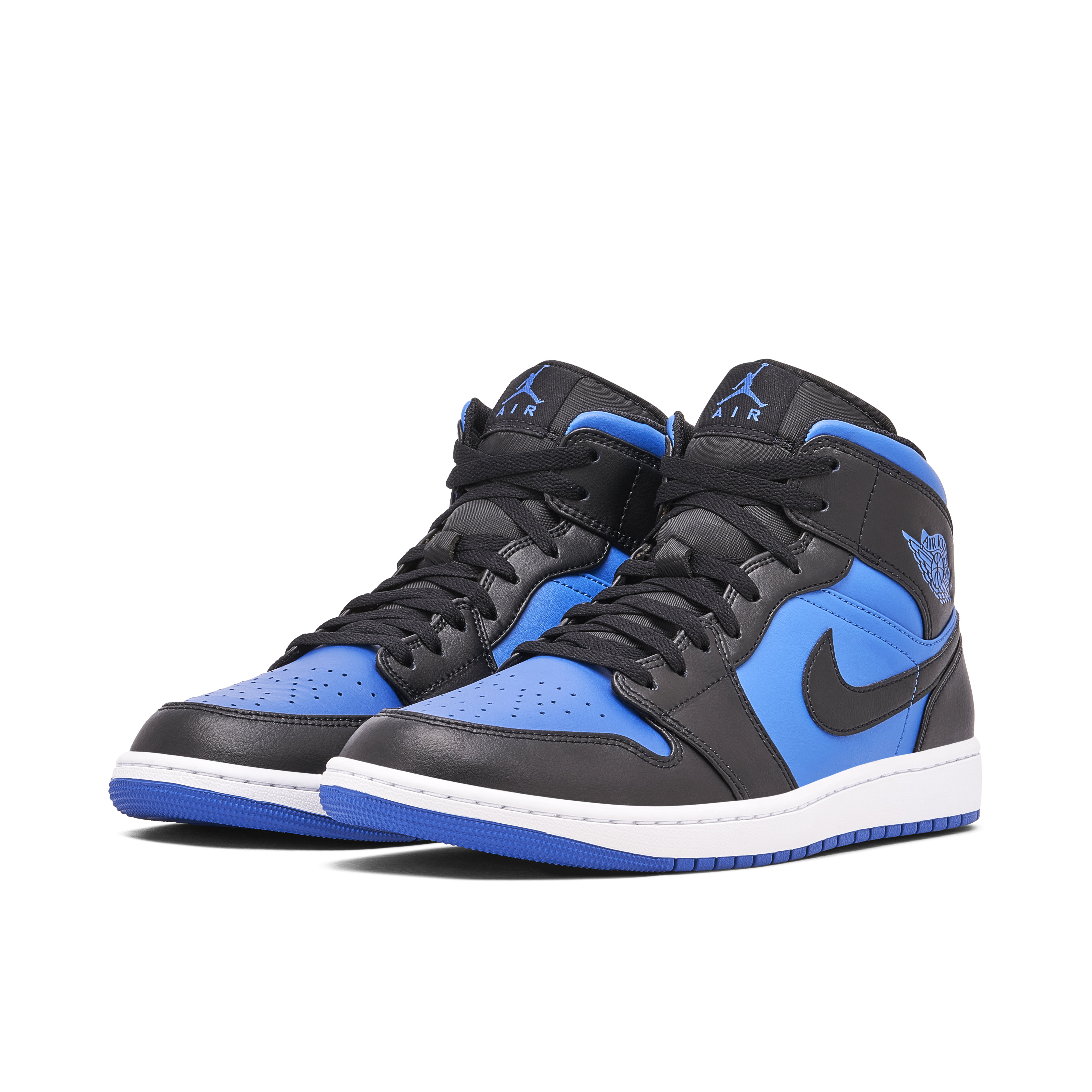 Air Jordan 1 Mid Black Royal Blue | DQ8426-042 | Laced