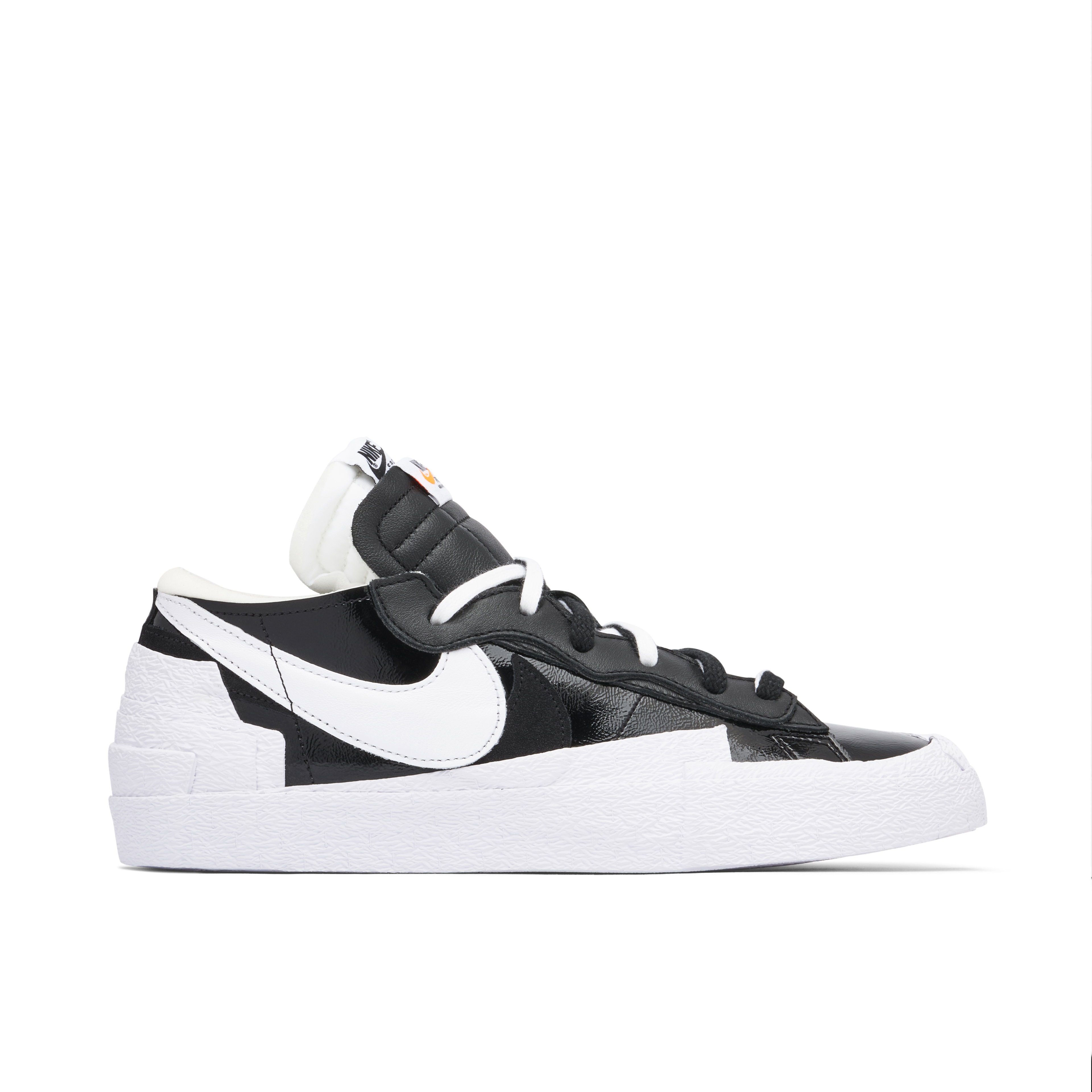 sacai x Nike Blazer Low Black White Patent
