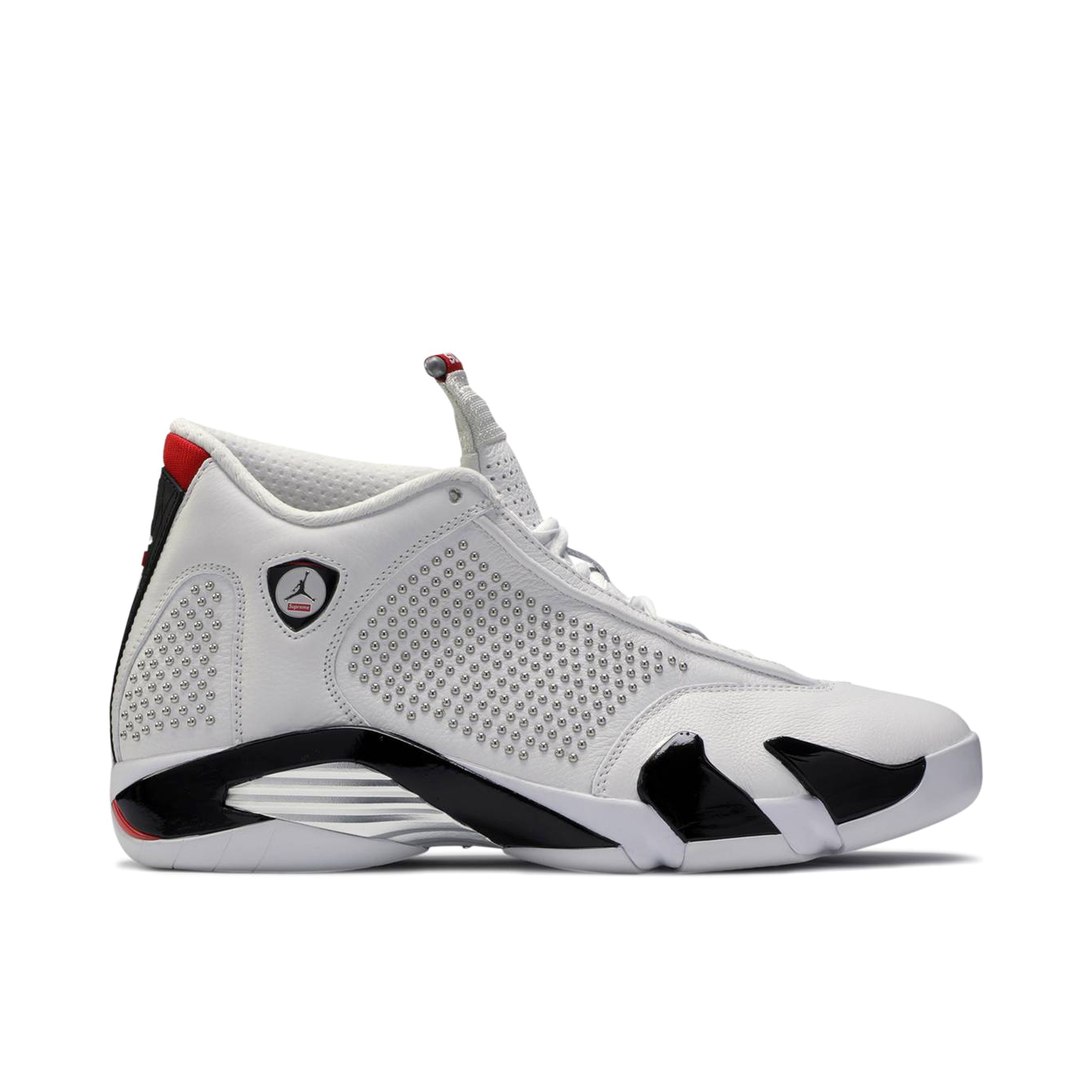 Supreme X Air Jordan 14 White University Red | BV7630-106 | Laced