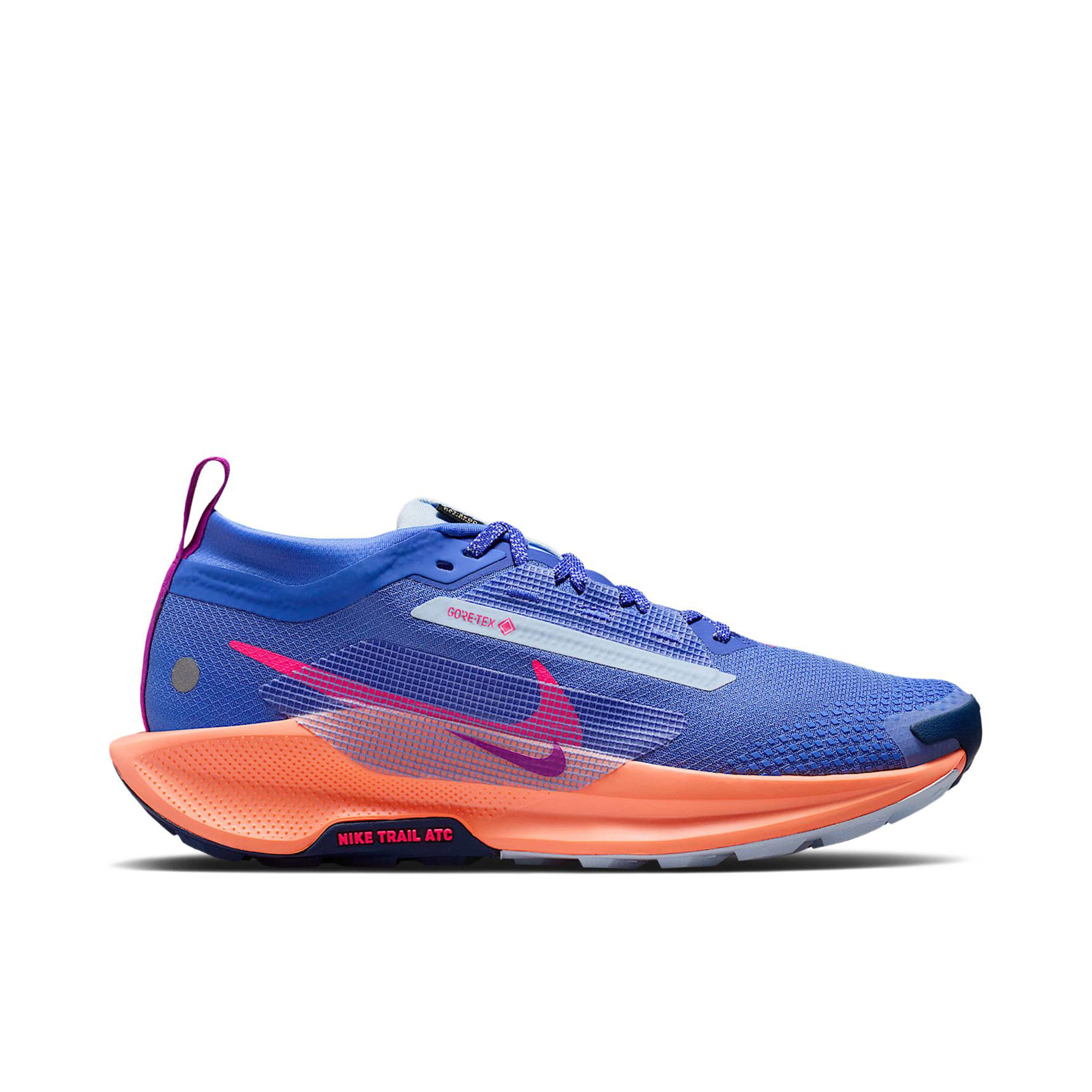 Nike React Pegasus Trail 5 Gore-Tex Sapphire Hydrogen Blue Pink Womens