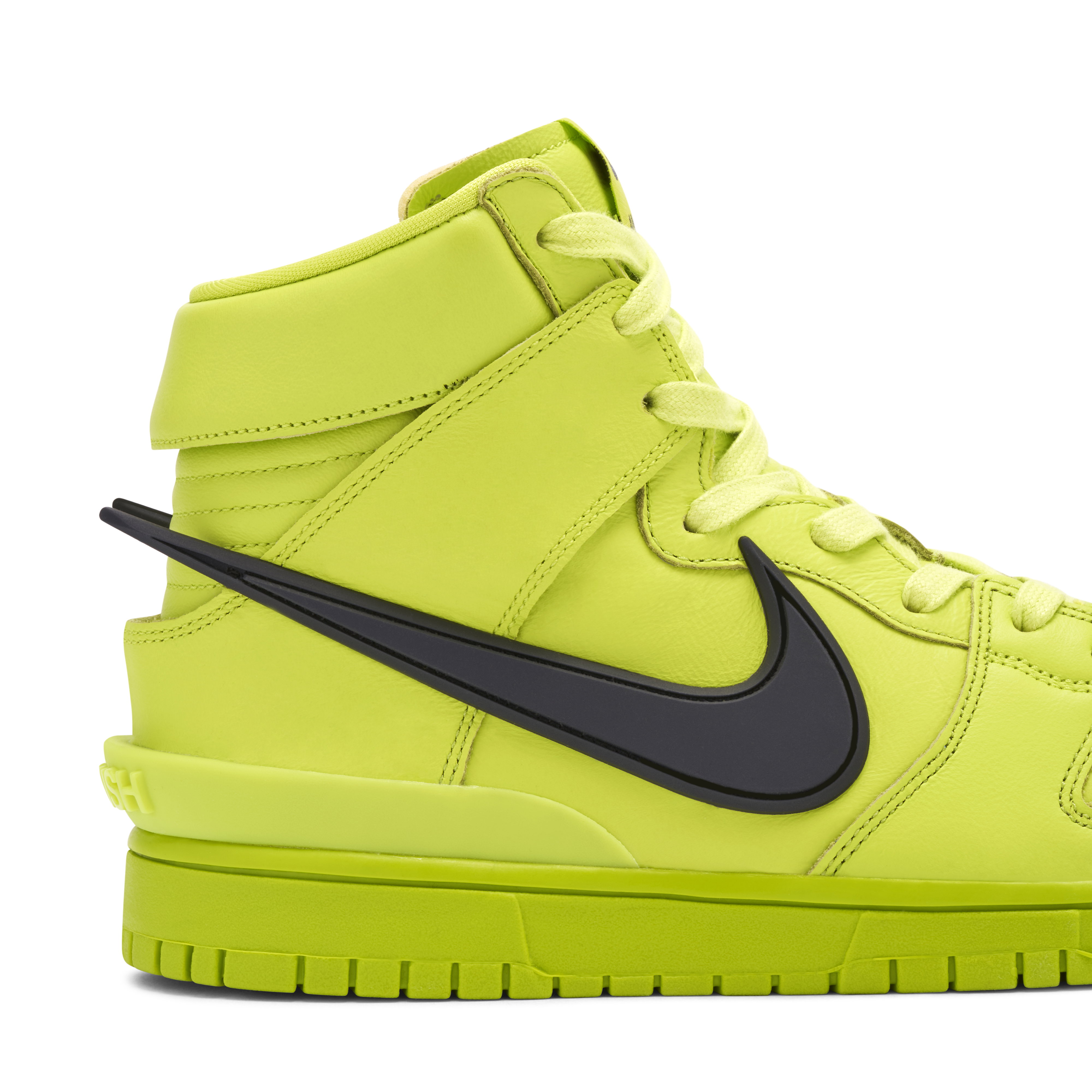 27cm☆ アンブッシュ NIKE ダンクハイ フラッシュライム スニーカー Nike Dunk High x AMBUSH Flash Lime | CU7544-300 | Laced
