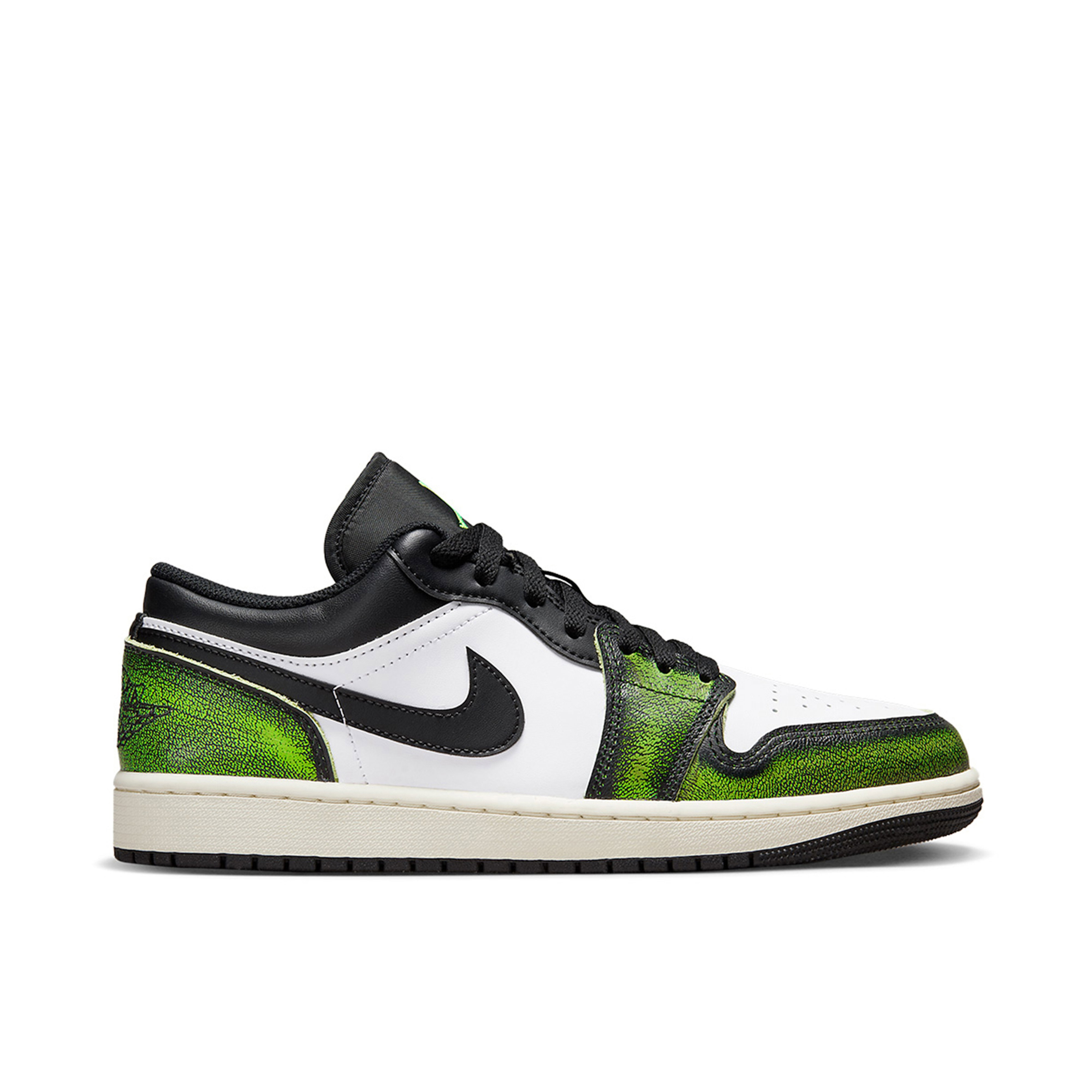 Air Jordan 1 Low Wear Away Electric Green | DN3705-003 | Laced