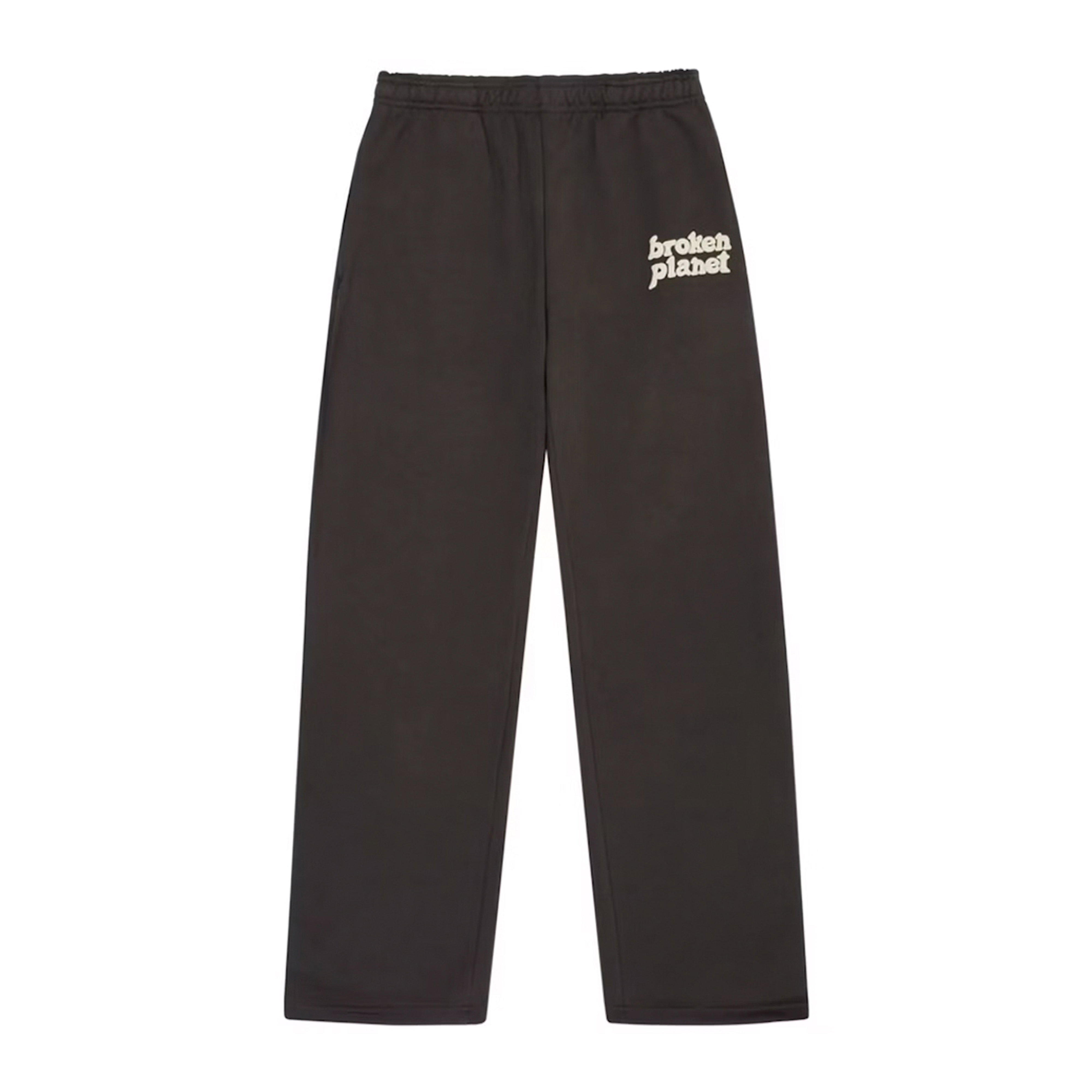 Broken Planet Straight Leg Sweatpants Soot Black | BROKEN-PLANET