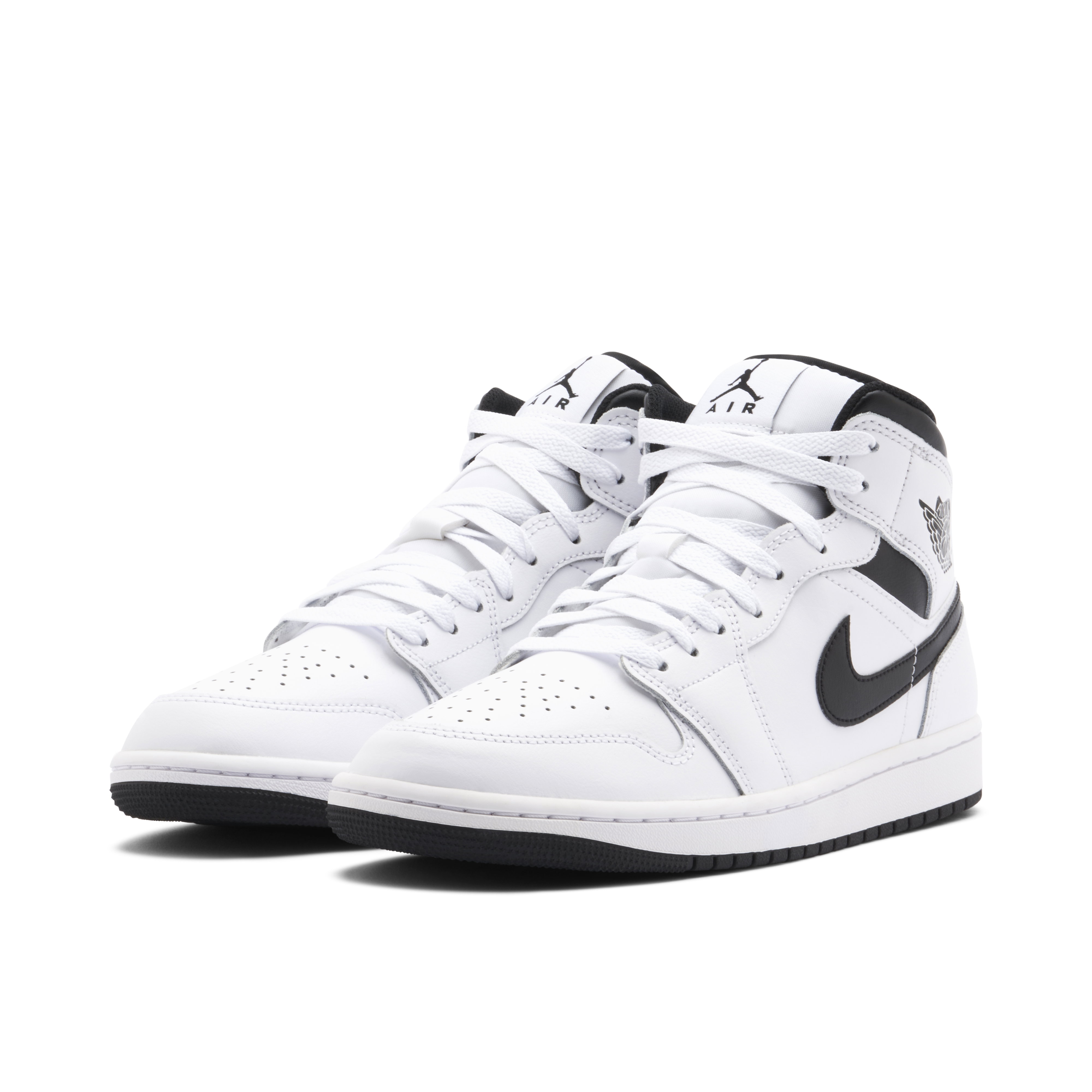 Air Jordan 1 Mid White Black | DQ8426-132 | Laced