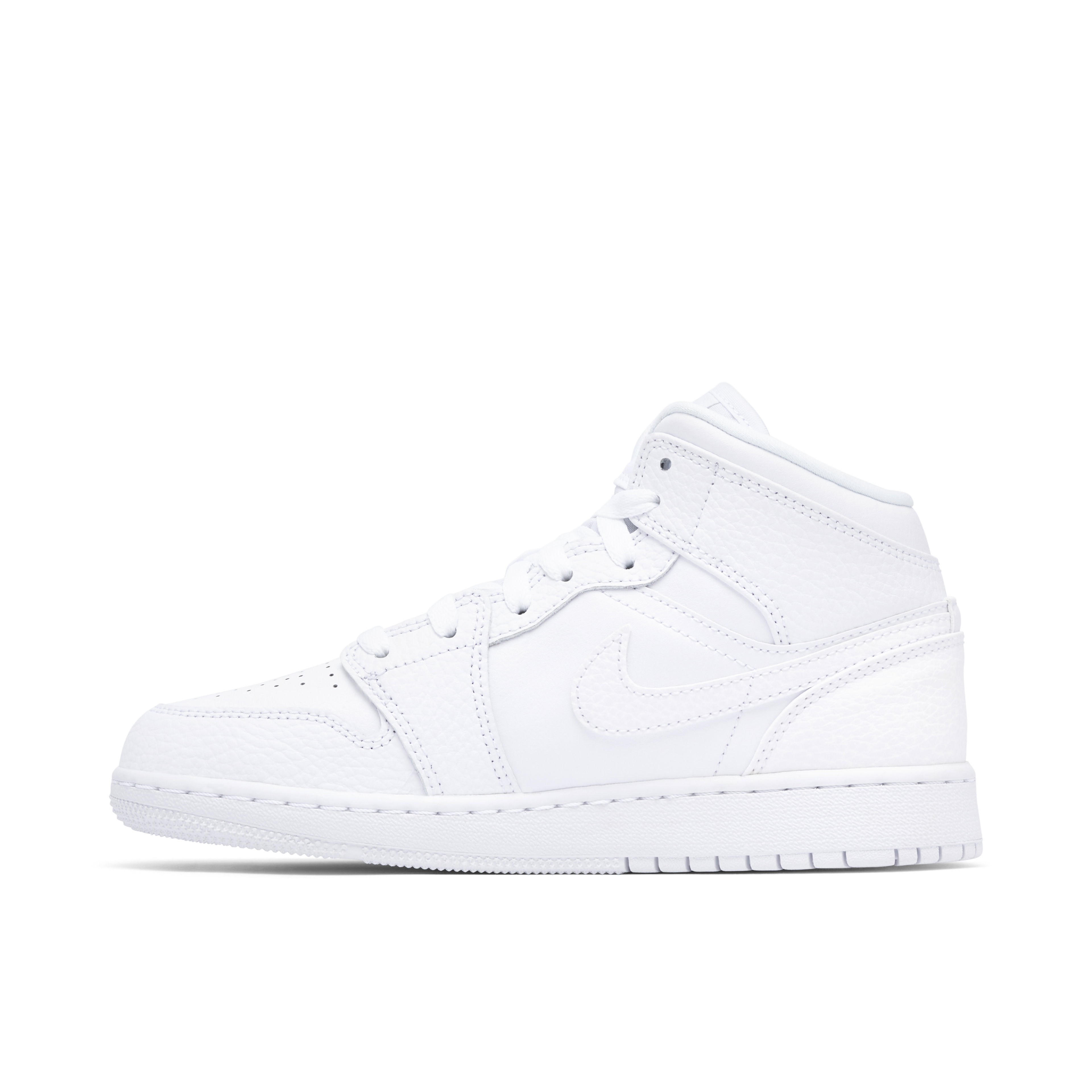 Air Jordan 1 Mid Triple White GS