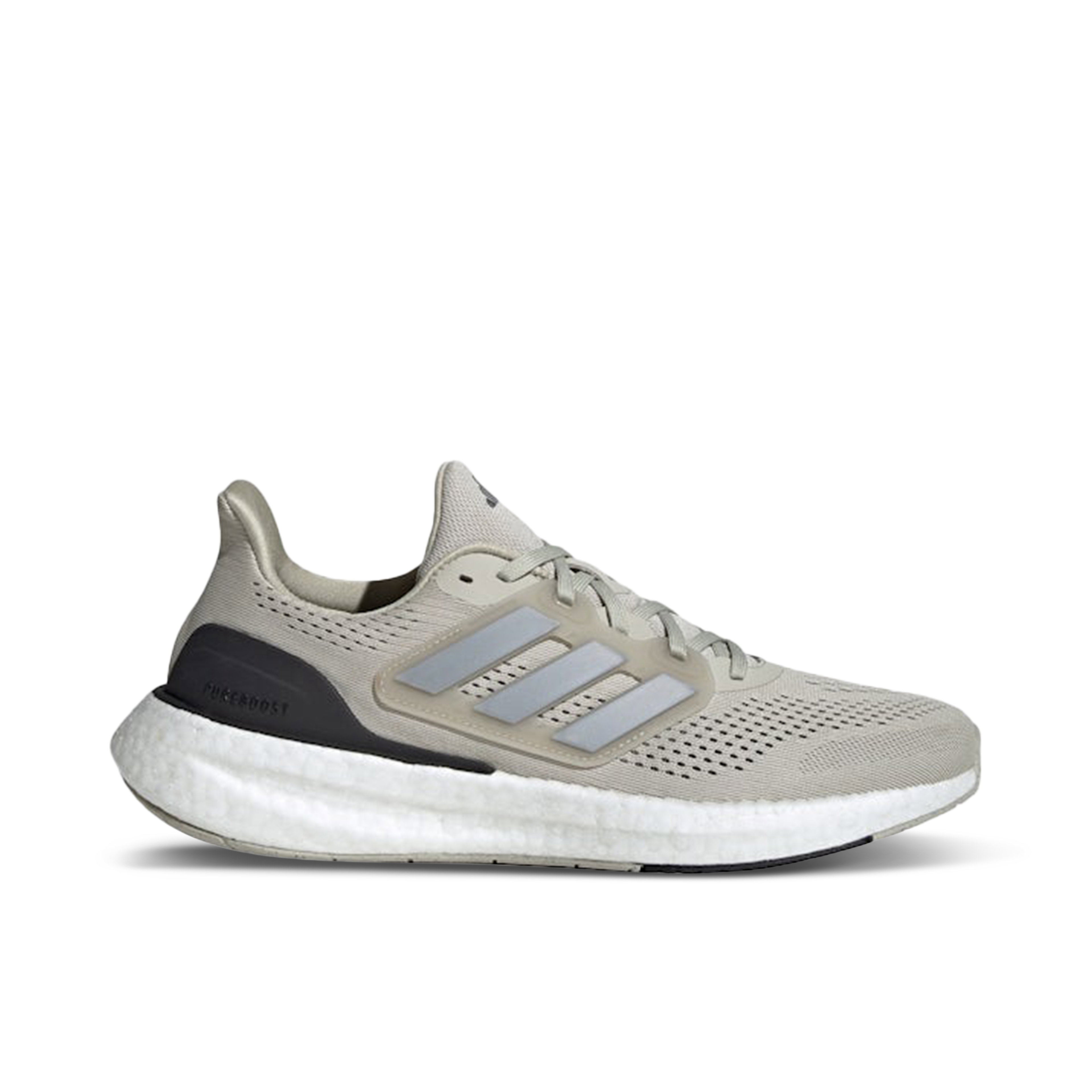 Adidas Pureboost 23 Putty Grey Silver Metallic Core Black