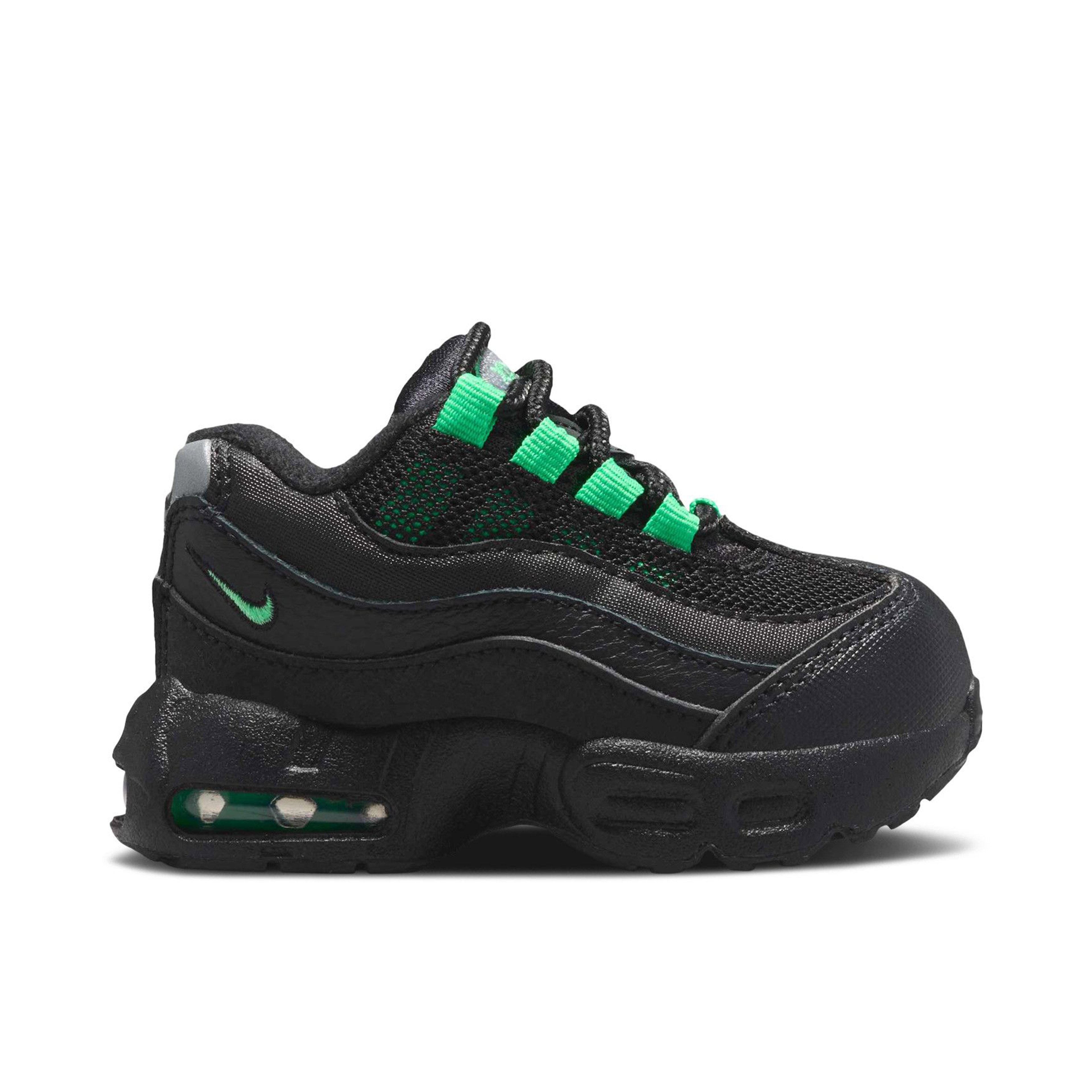 Nike Air Max 95 Recraft Black Pearl Grey Green Shock TD