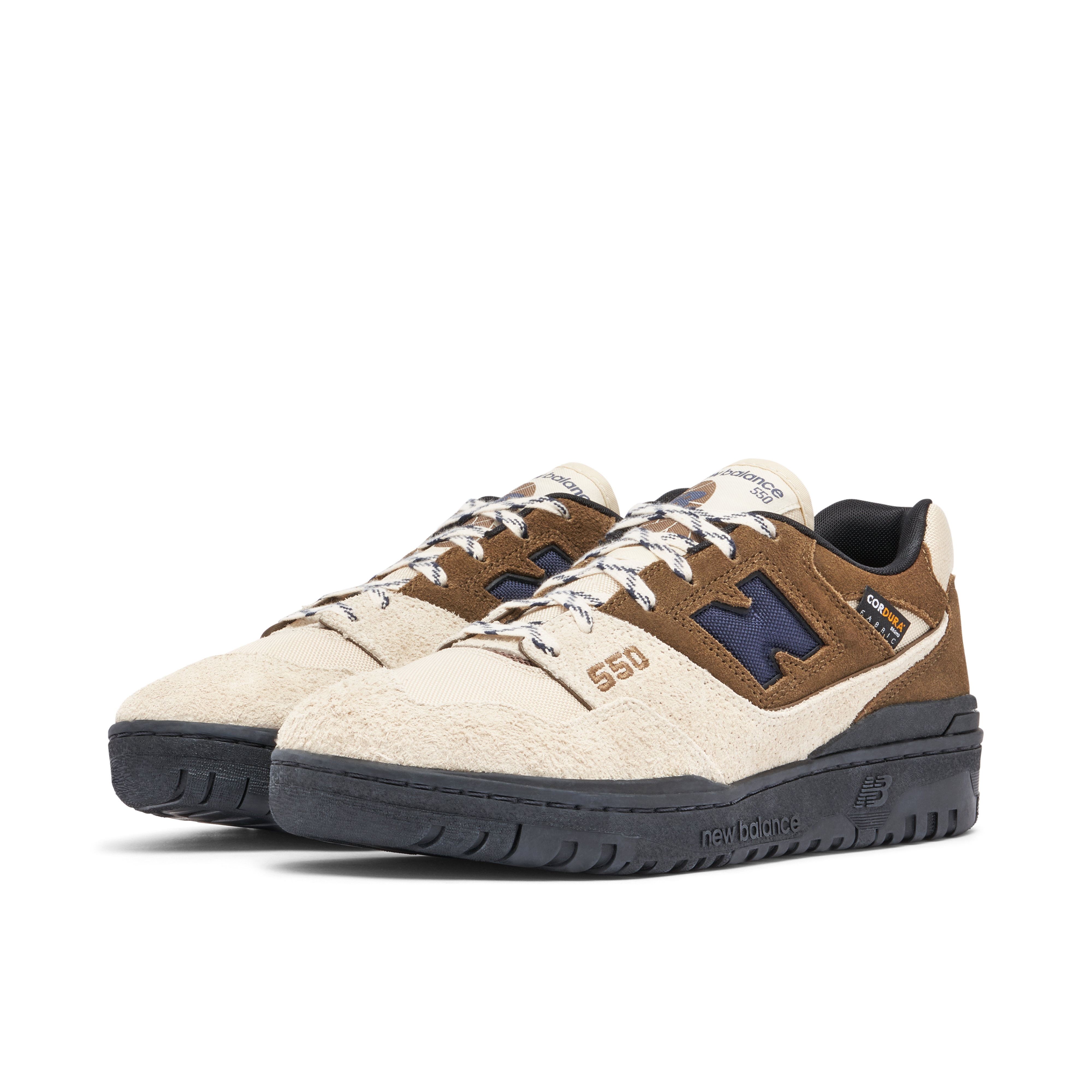 Size? x New Balance 550 Cordura Pack Sand Brown | BB550SI1 | Laced