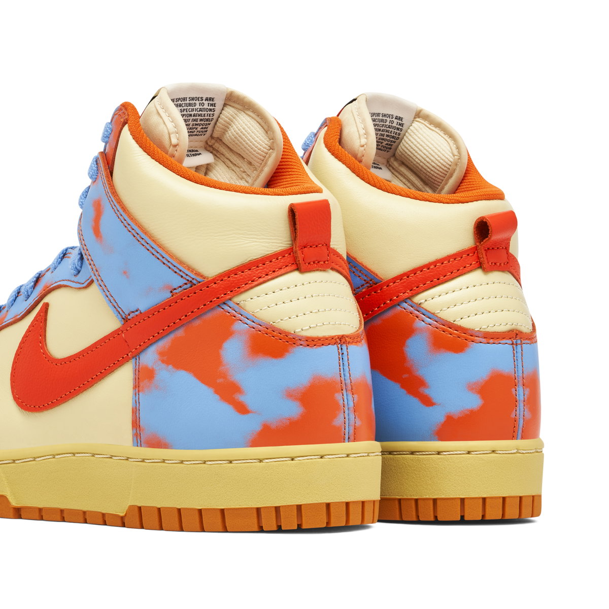 Nike Dunk High 1985 SP Orange Acid Wash | DD9404-800 | Laced display picture 1
