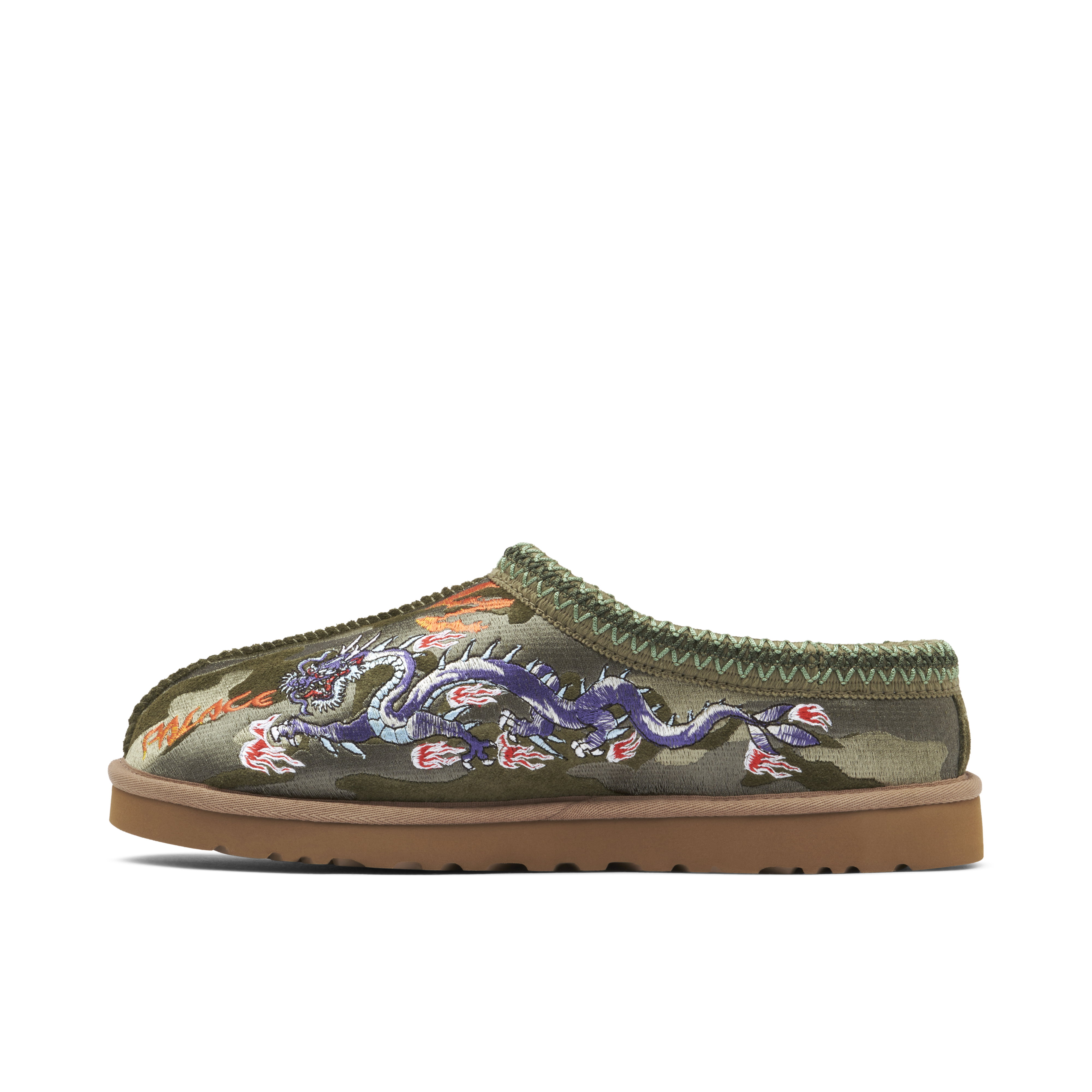 UGG Tasman Slipper Palace Burnt Olive Camo | 1172070-GRNC | Laced